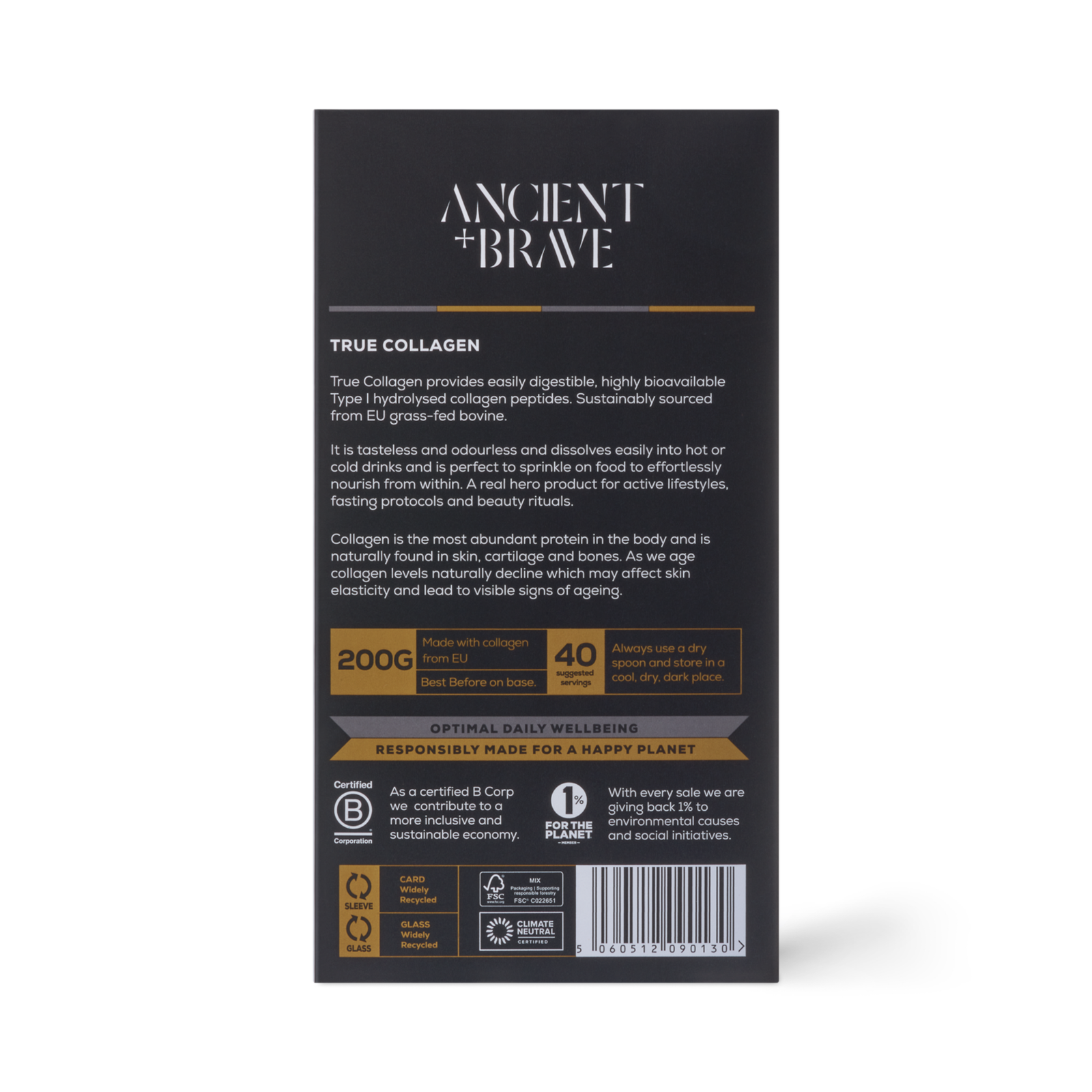 Ancient & Brave Ancient + Brave True Collagen Jar 200g