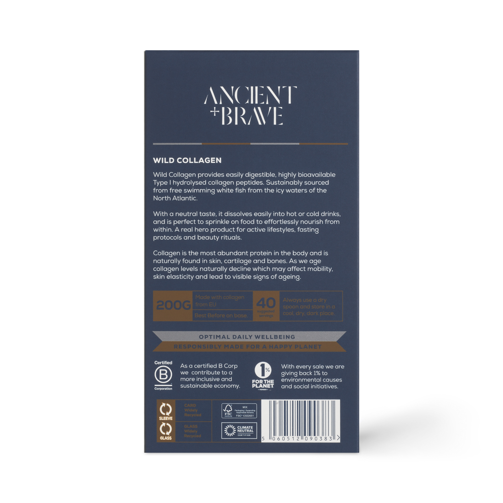 Ancient & Brave Ancient + Brave Wild Collagen Jar 200g