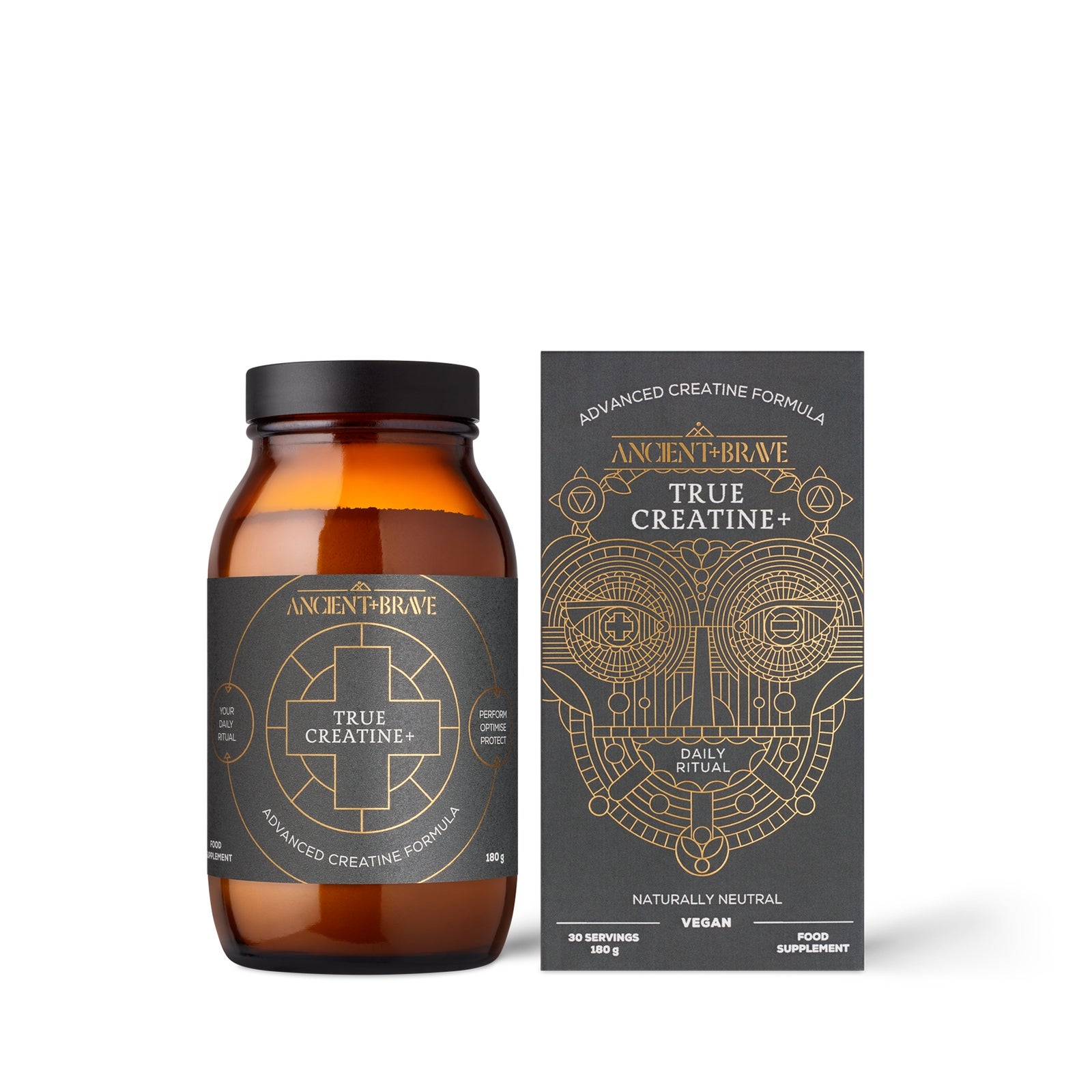 Ancient + Brave True Creatine+ 180g Supplement