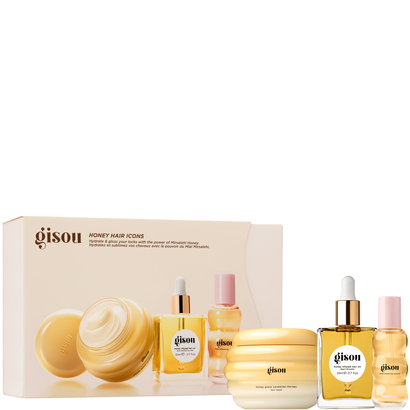 Gisou Honey Hair Icons (Worth £64)