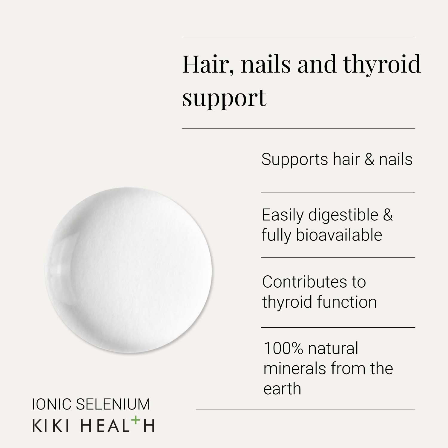 Kiki Health Ionic Selenium Liquid Concentrate - 50ml