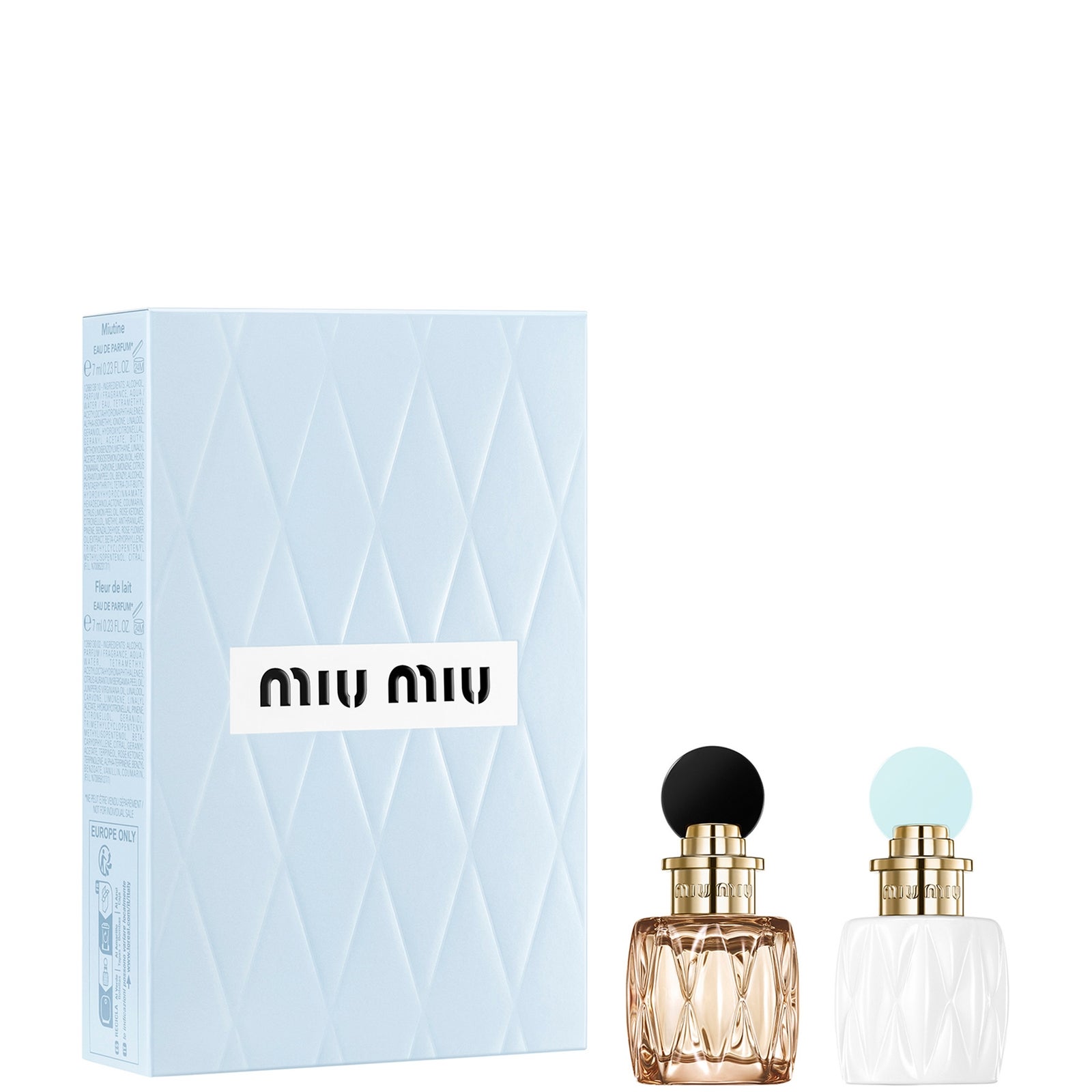 EXCLUSIVE Miu Miu Miutine & Fleur de Lait 7ml Gift Set (Worth £34)