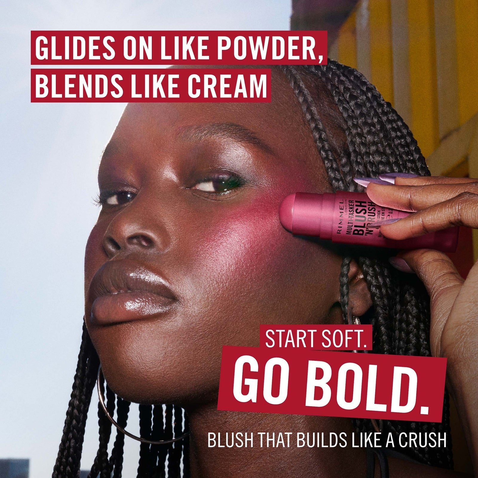 Rimmel Multi-Tasker Blush'N'Brush 8g (Various Shades) - 150 Cherry On Point 3