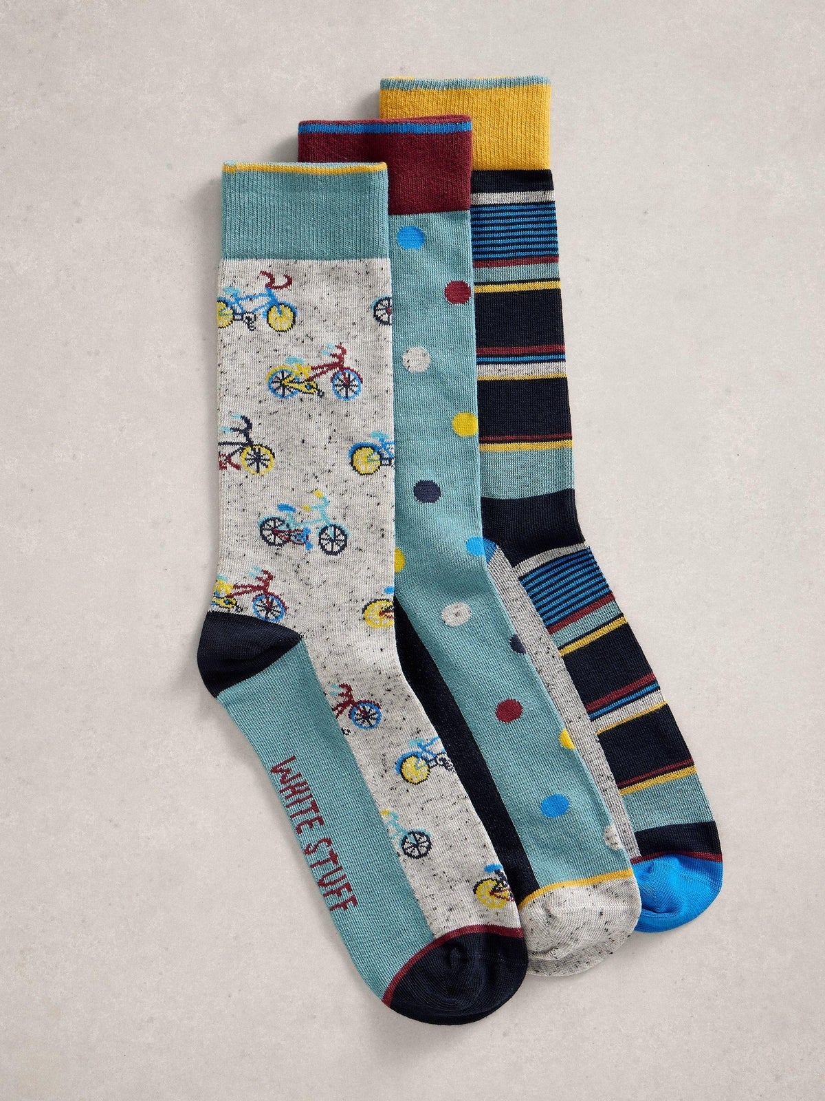 3er-Pack Socken Bike - 44-46