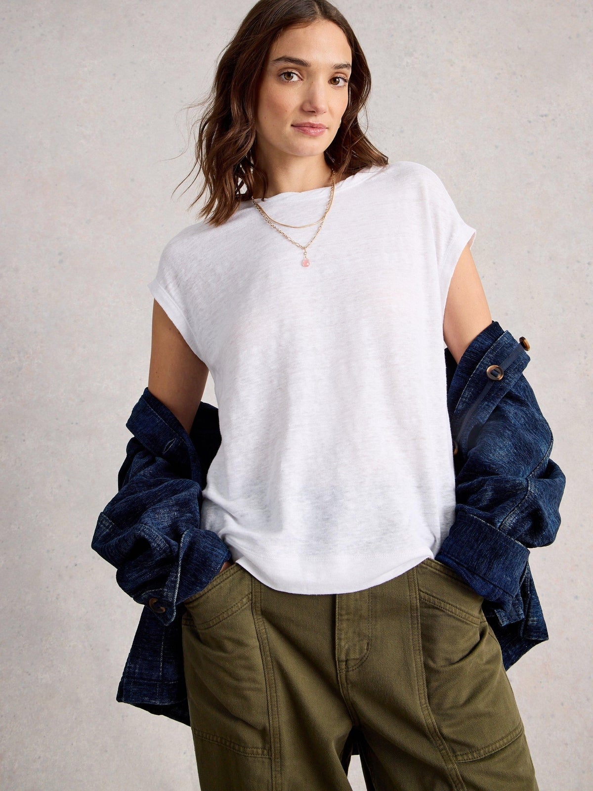 Leinen-T-Shirt Rowan - 52