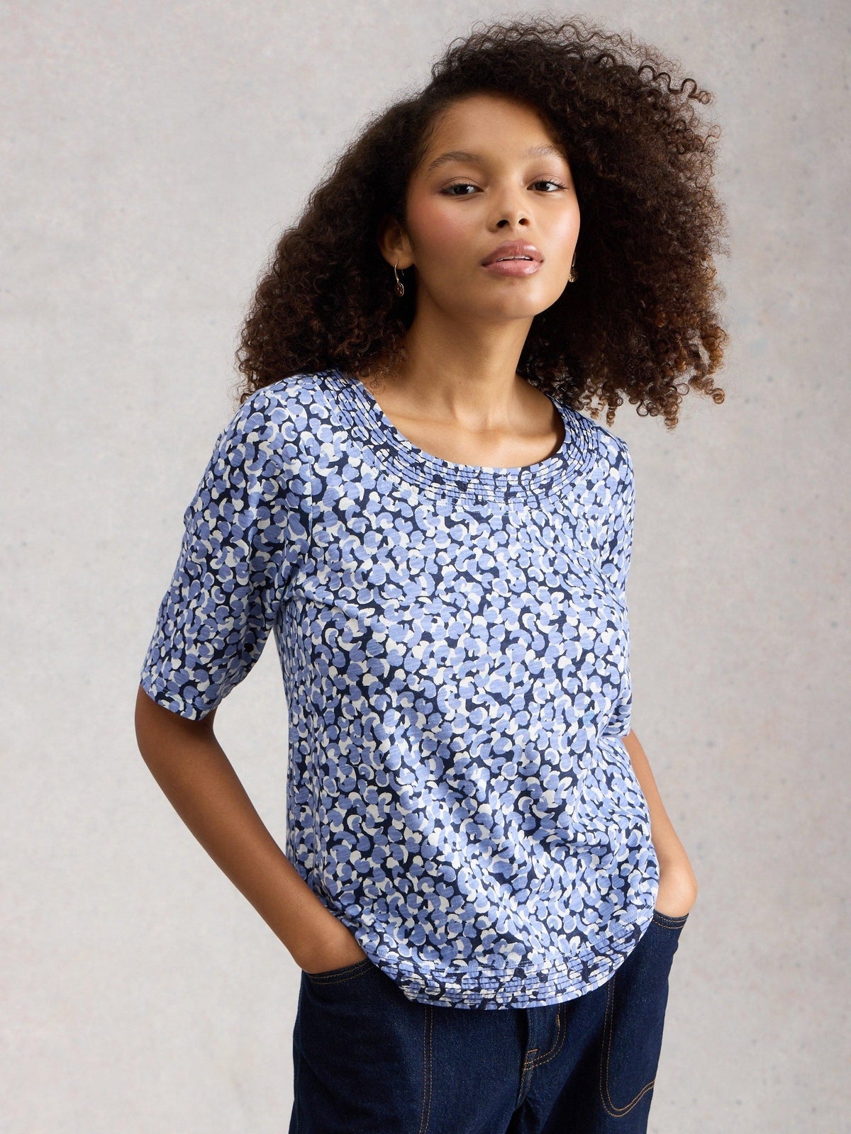 T-Shirt Weaver aus Jersey - 34