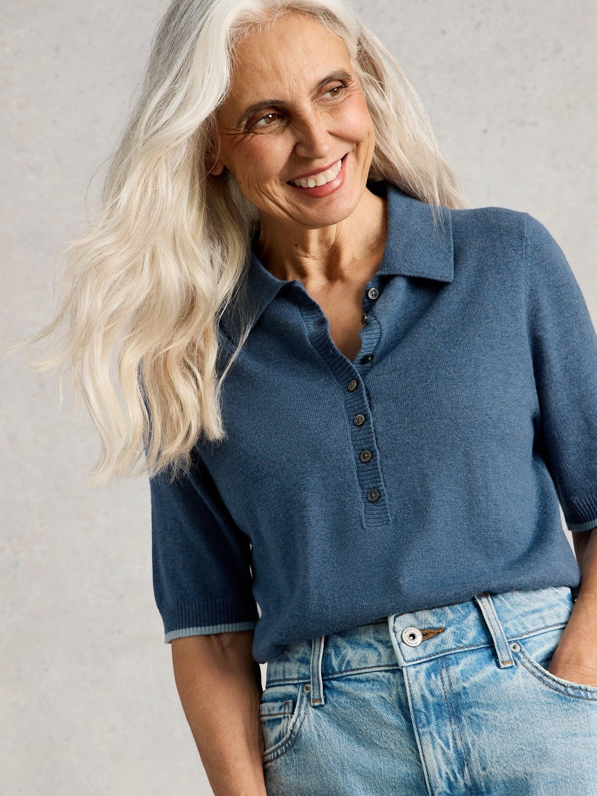 Strickpolohemd Poppy - 48