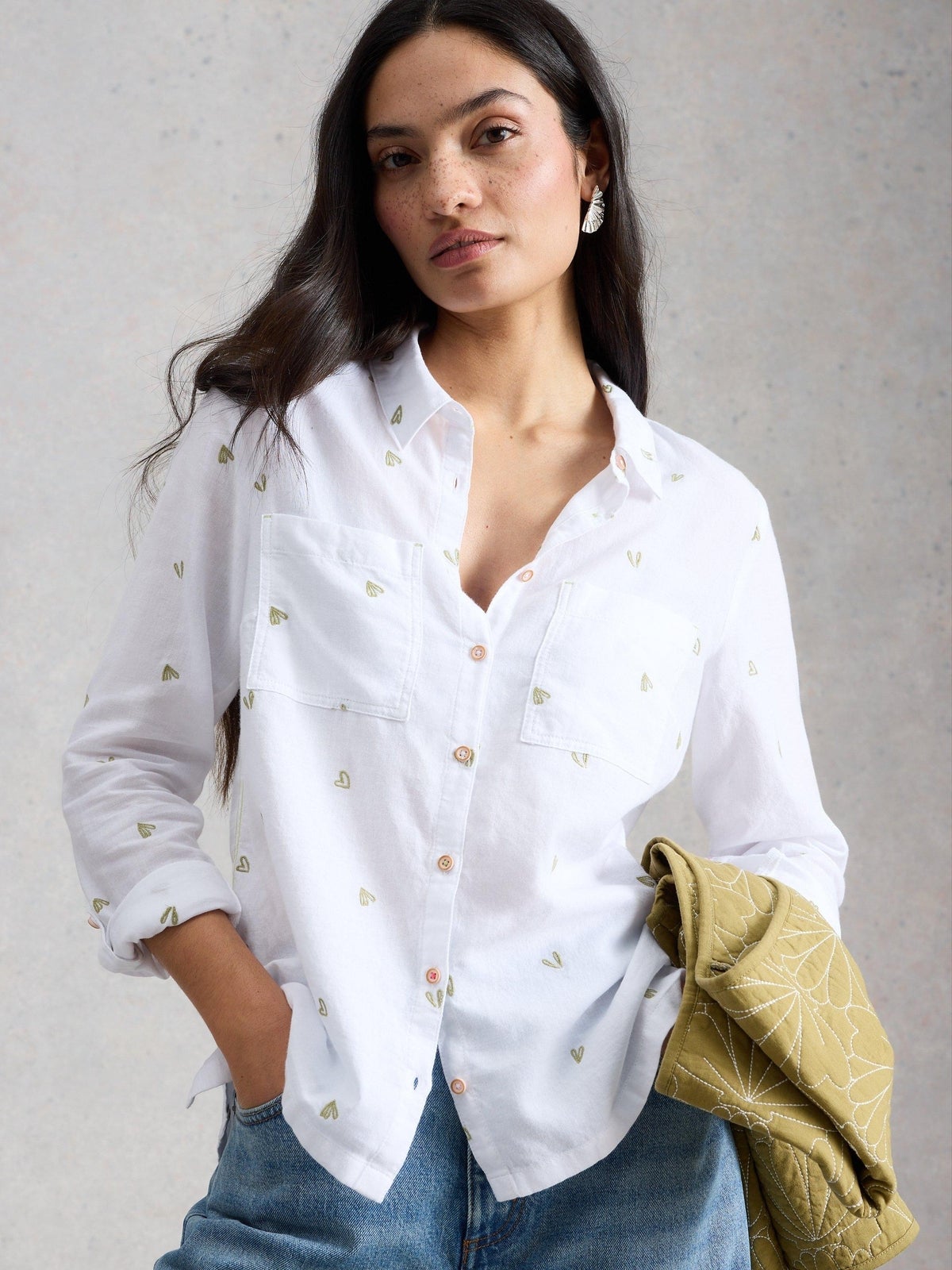 Bluse Sophie aus Bio-Baumwolle - 42