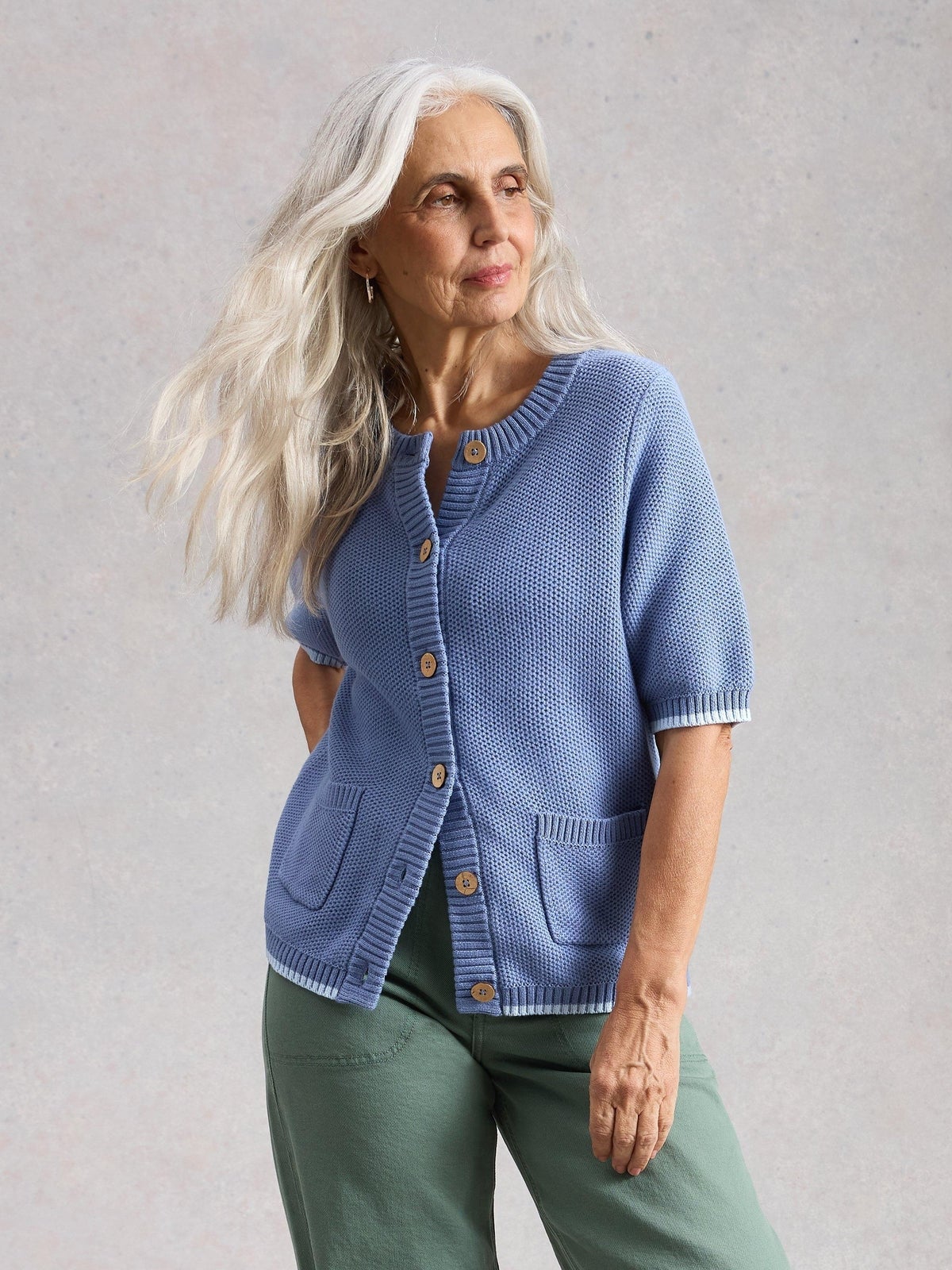 Kurzarm-Cardigan Isabella - 52