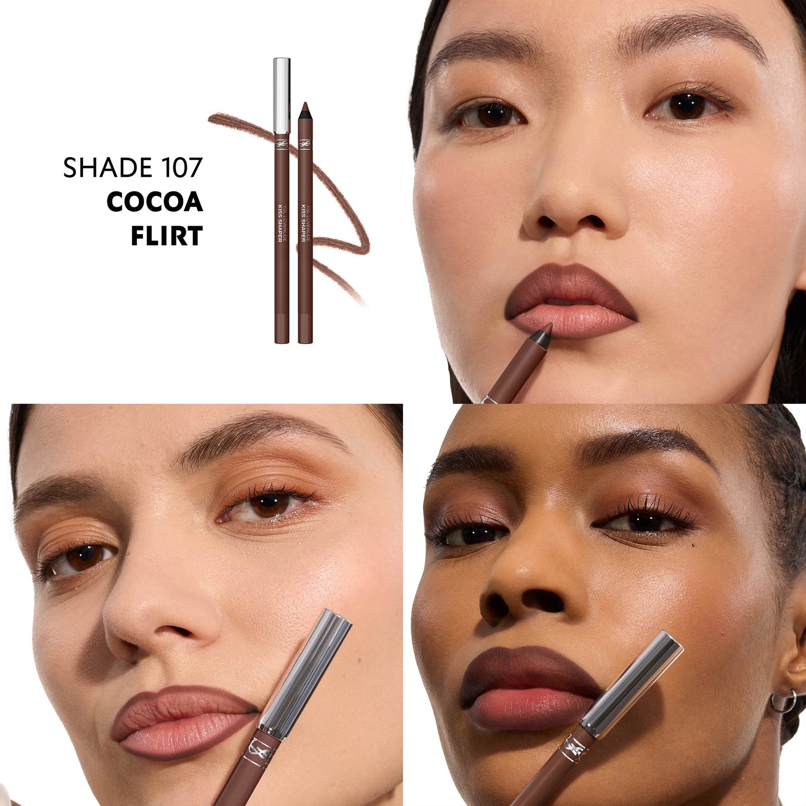 Yves Saint Laurent Lovenude Kiss Shaper Liner (Various Shades) - Cocoa Flirt 107 3
