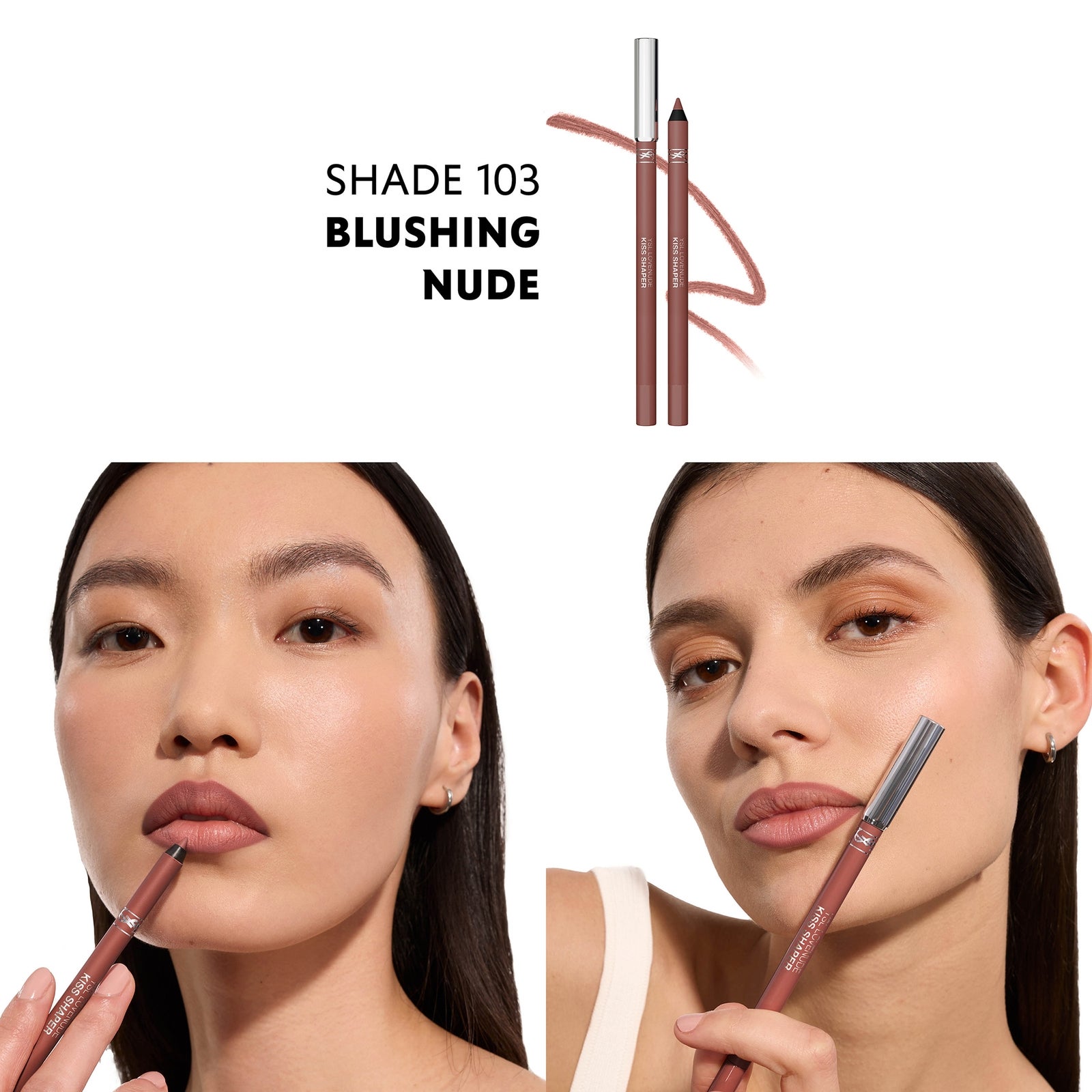Yves Saint Laurent Lovenude Kiss Shaper Liner (Various Shades) - Blushing Nude 103 3