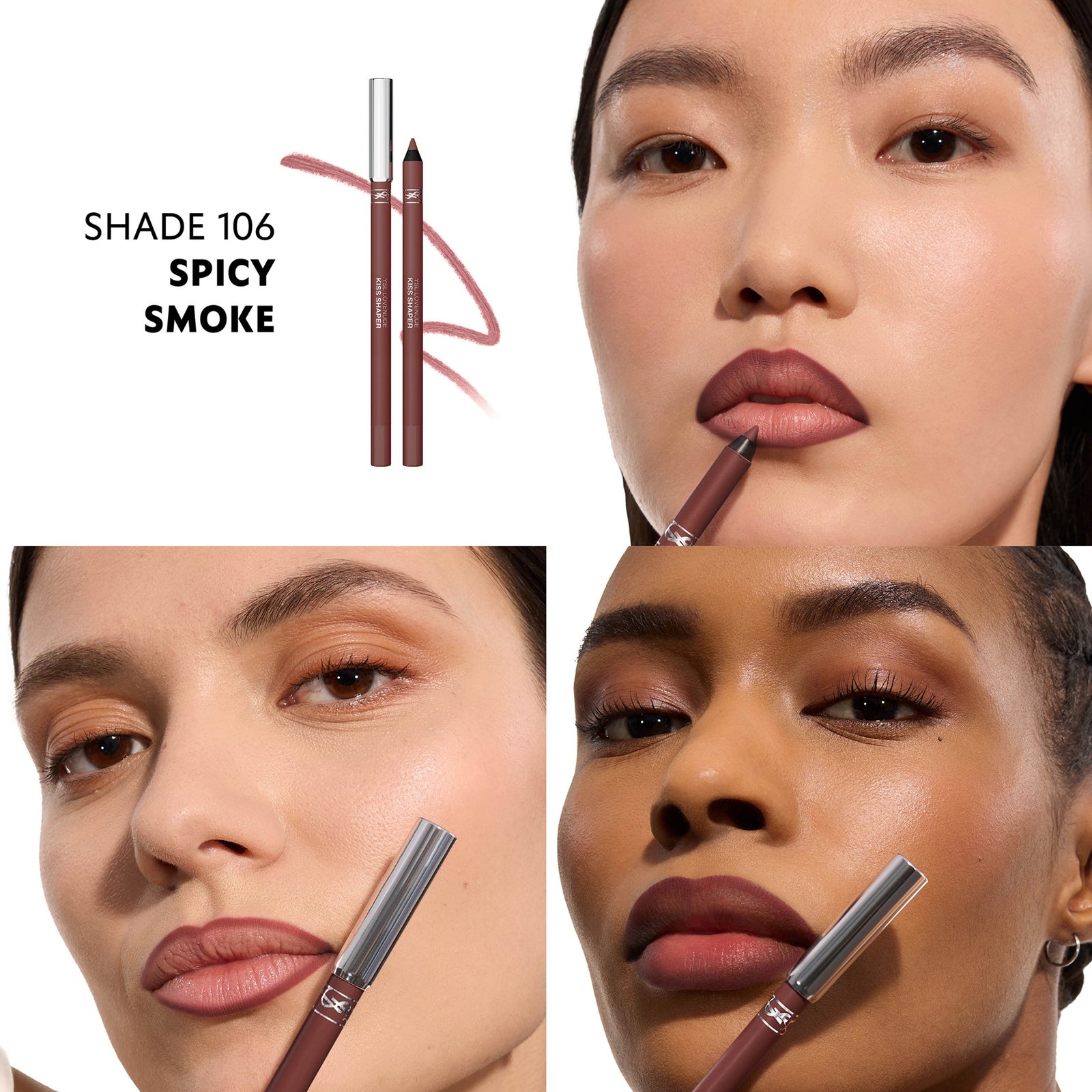 Yves Saint Laurent Lovenude Kiss Shaper Liner (Various Shades) - Spicy Smoke 106 3