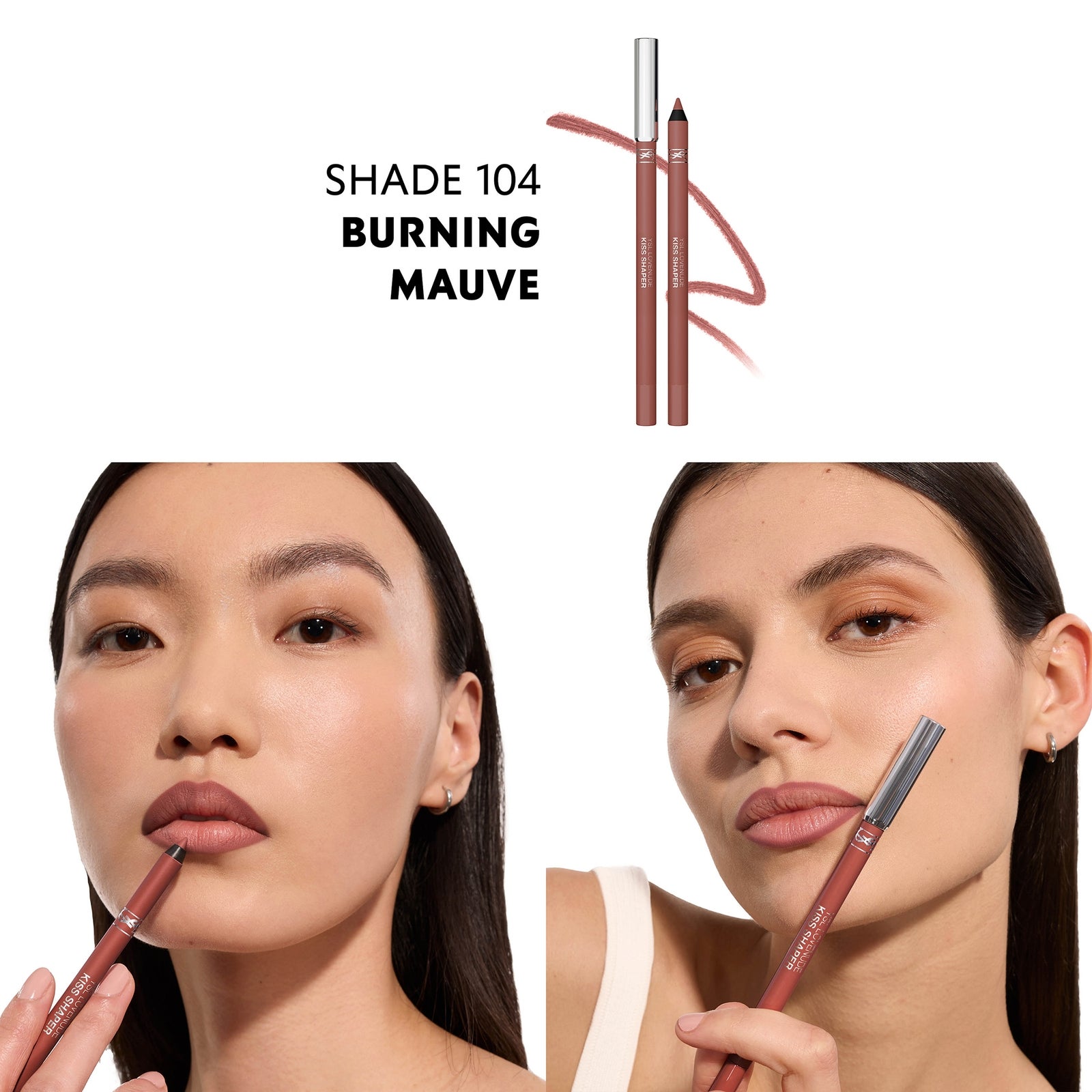 Yves Saint Laurent Lovenude Kiss Shaper Liner (Various Shades) - Burning Mauve 104 3