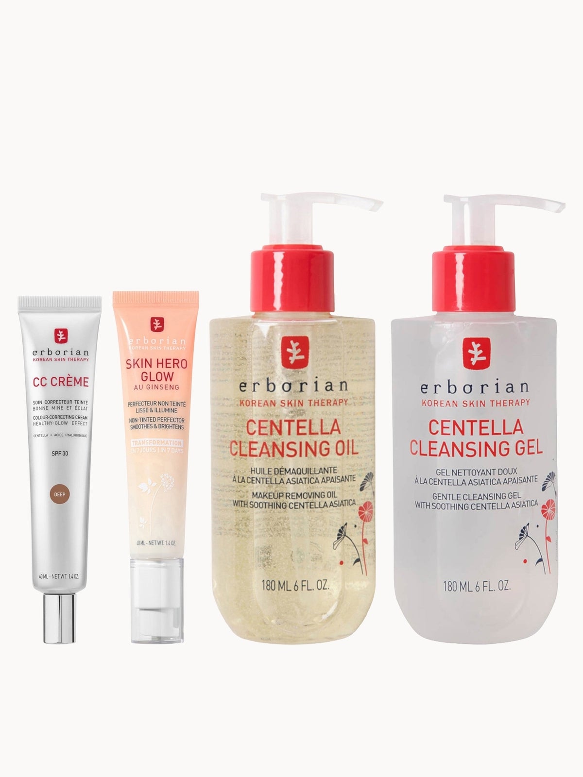 Erborian Mirror Skin Routine Bundle (Various Shades) - DEEP