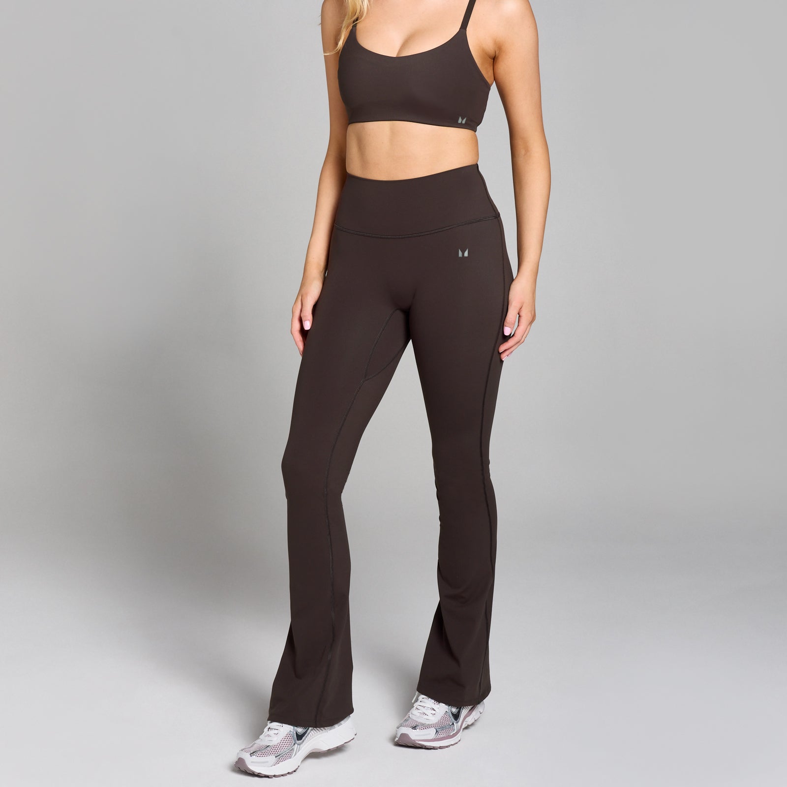 MP Women's Tempo Petite Flared Leggings - Cacao - XS
