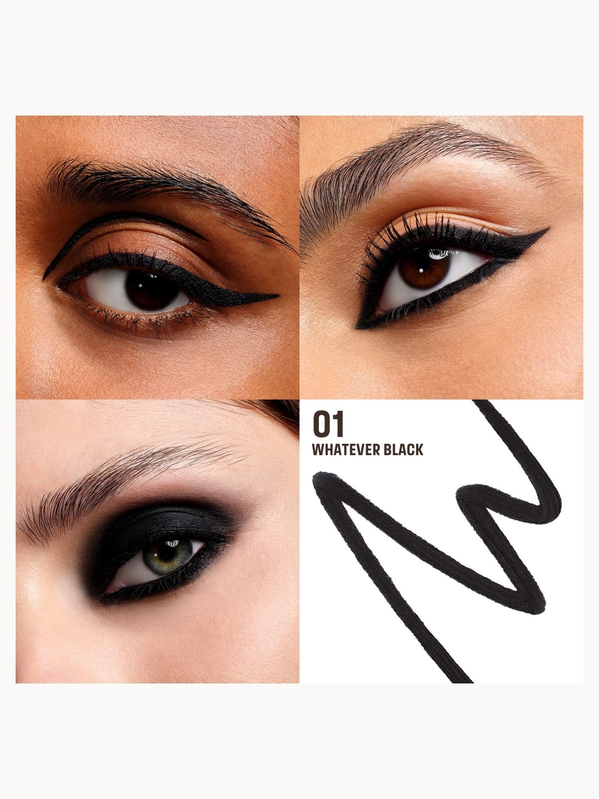 MAKE UP FOR EVER Aqua Resist Color Pencil (Various Shades) - 01 - Whatever Black (Matte) 2