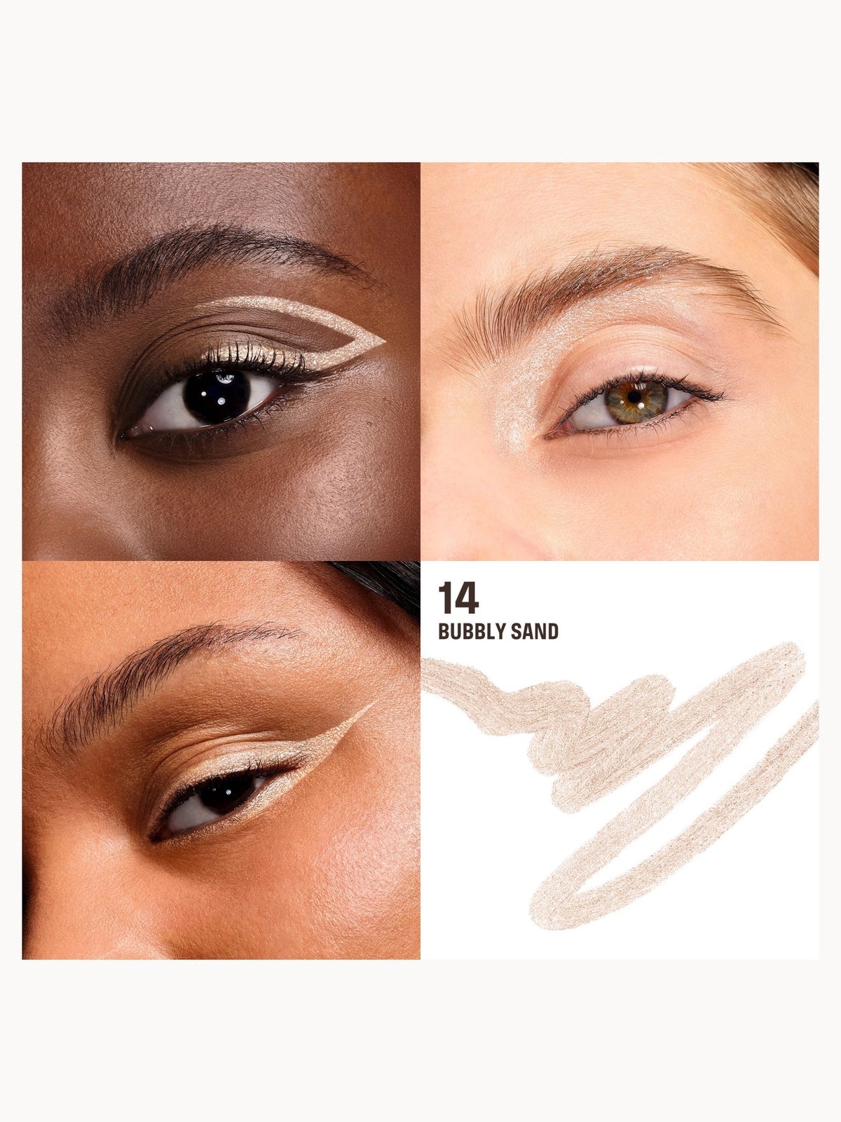 MAKE UP FOR EVER Aqua Resist Color Pencil (Various Shades) - 14 - Bubbly Sand (Glitter) 2