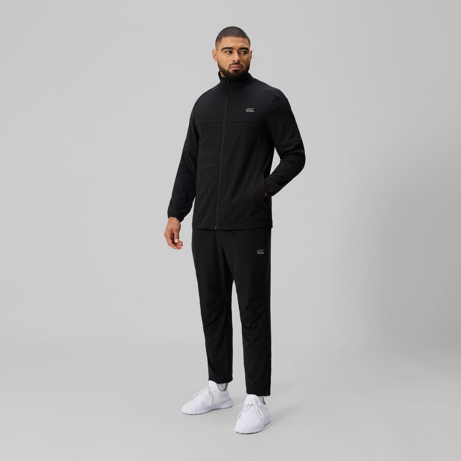 Mens Tempo Full Zip Jacket Black