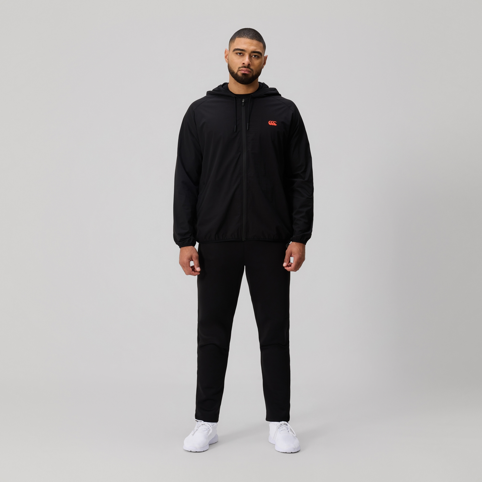 Mens Tempo+ Packaway Full Zip Jacket Black