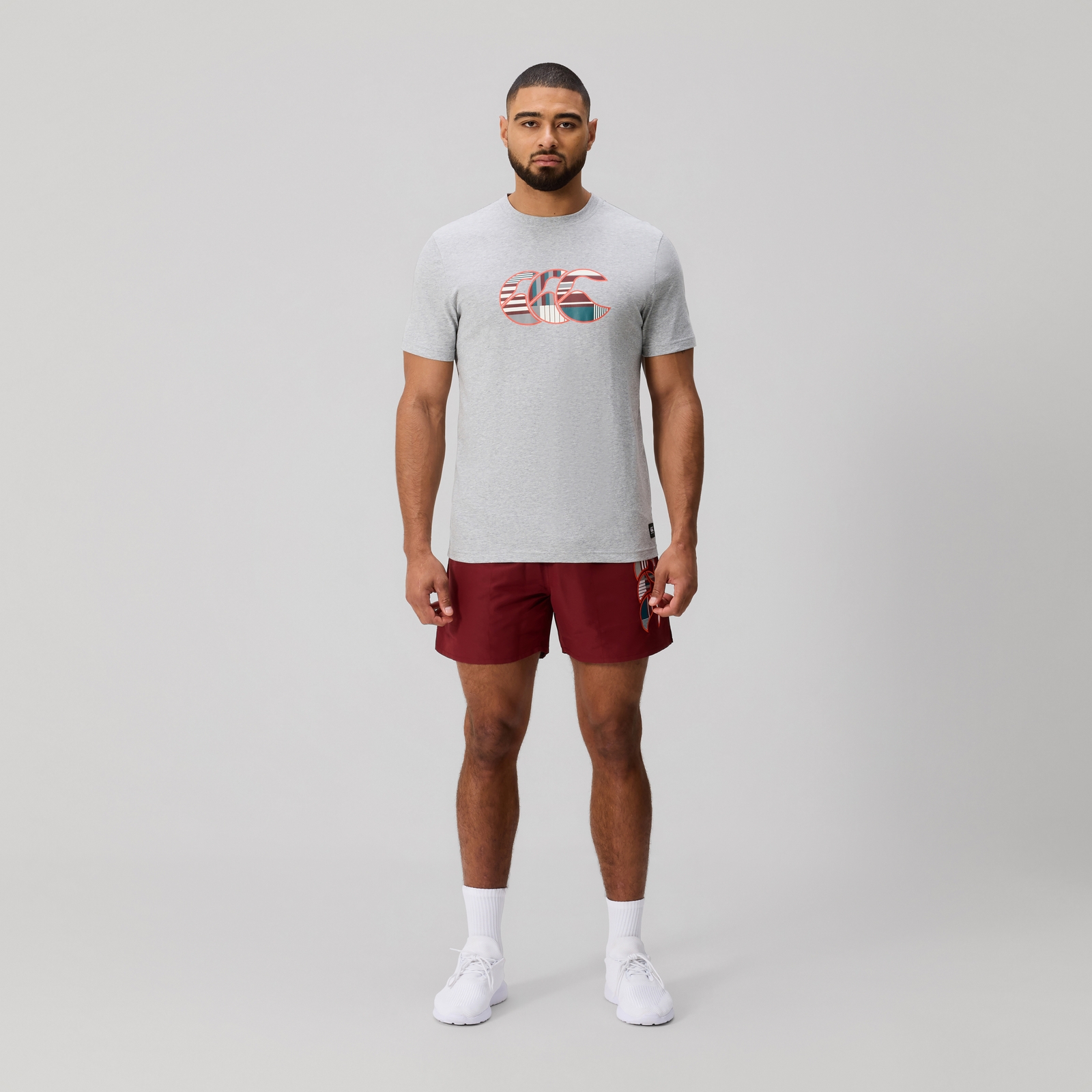 Mens Uglies Logo Tee Grey Marl