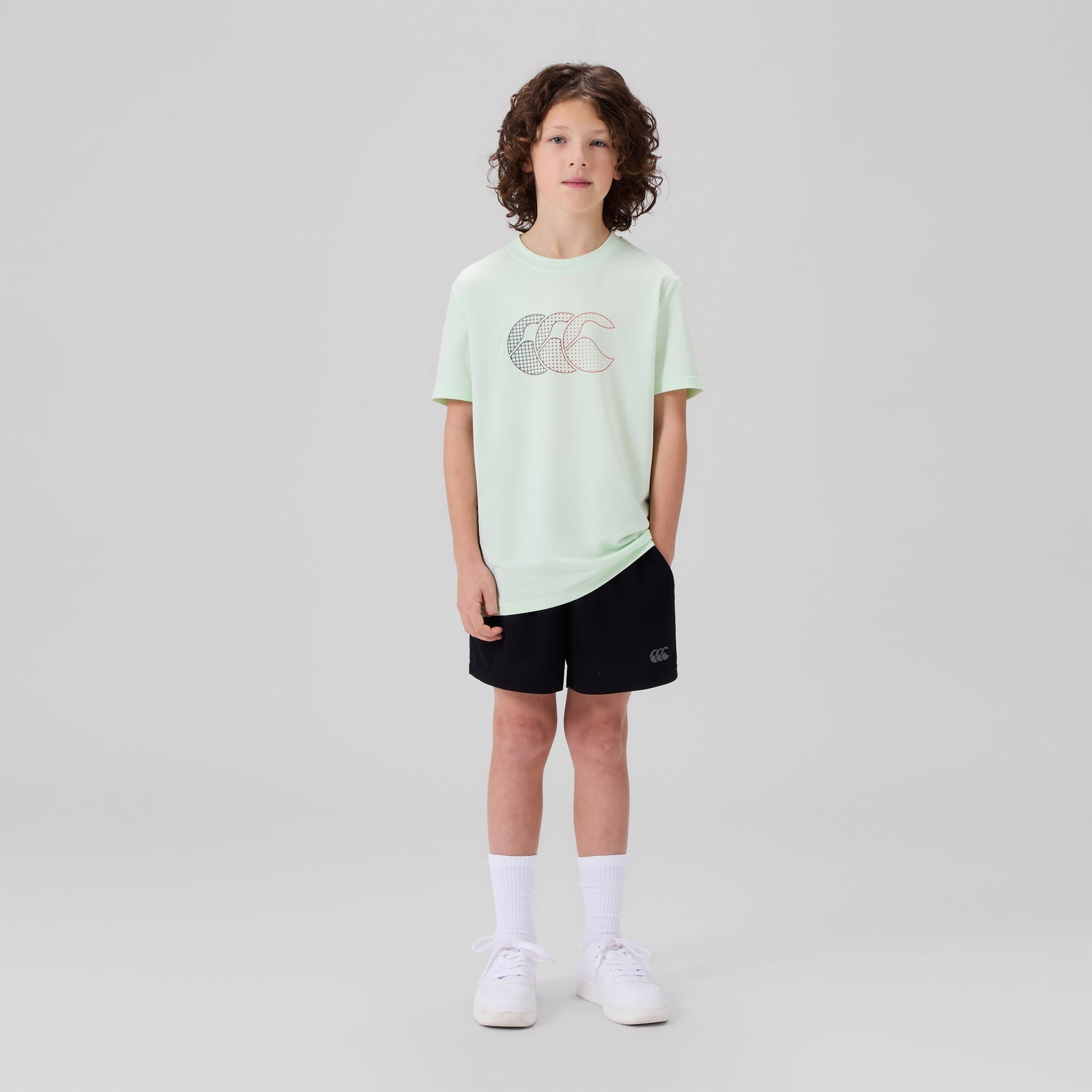 Junior Unisex Tempo+ Knit Shorts Black
