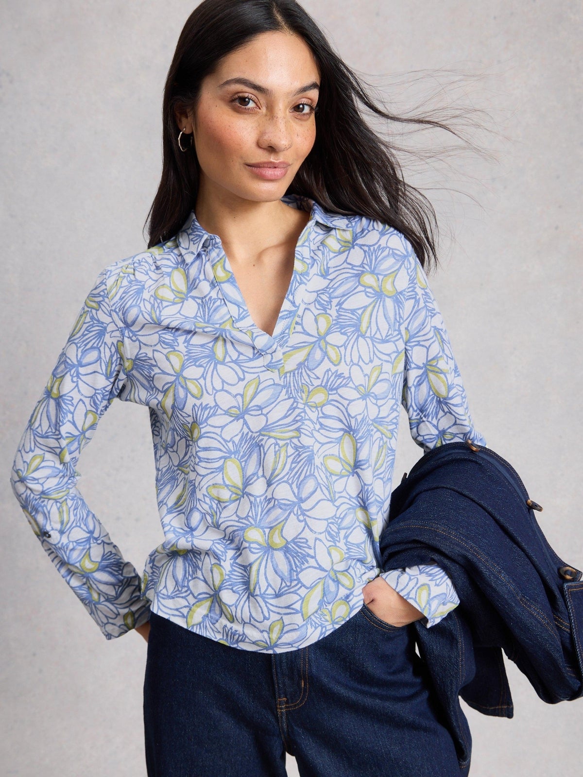 Jerseybluse Allie - 44