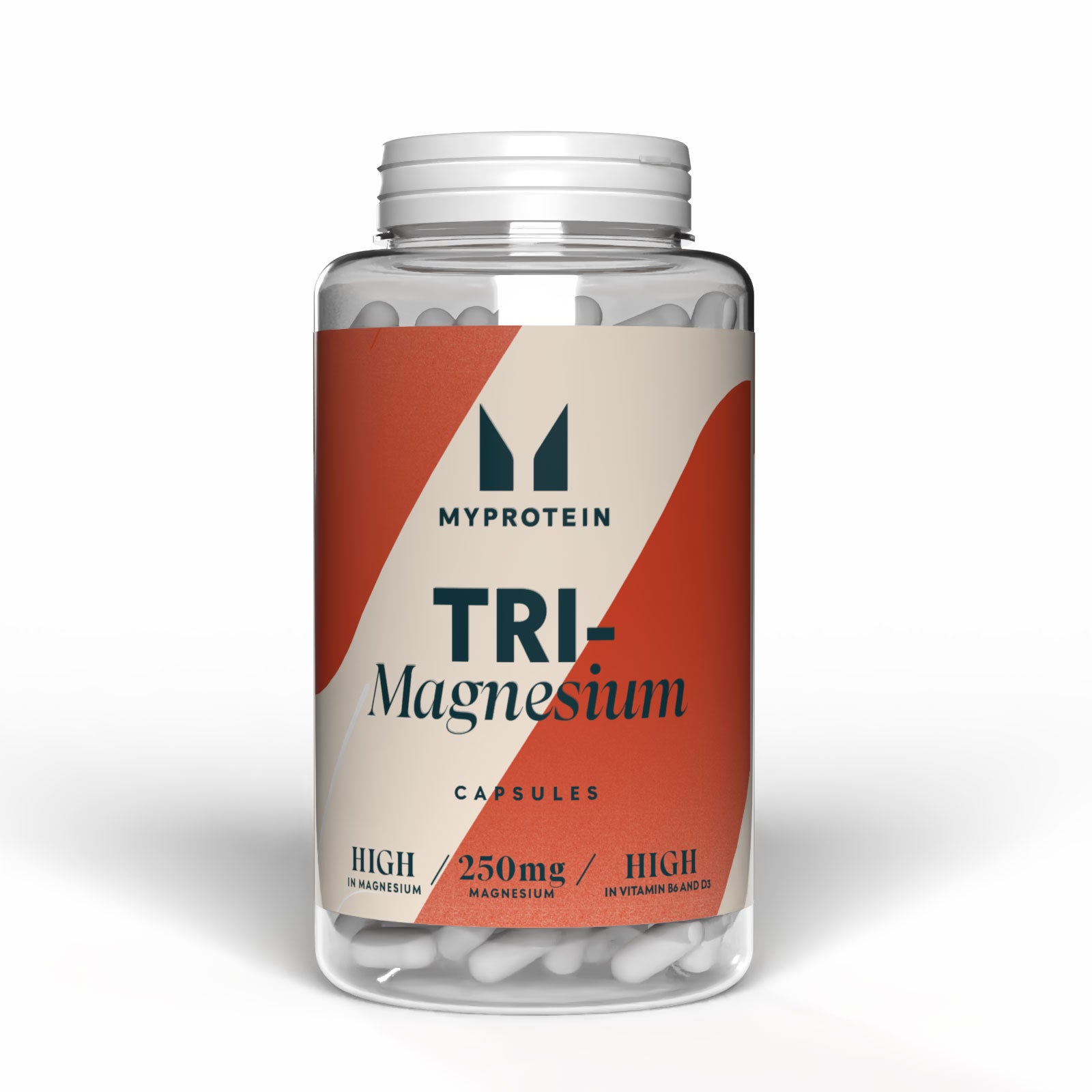 MyProtein Tri-Magnesium Capsules - 90 Capsules - 50mg Red
