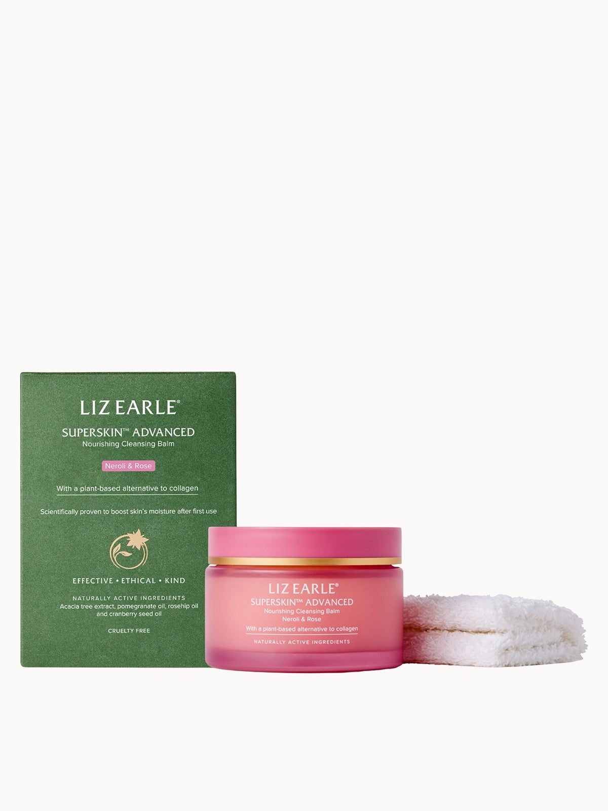 Liz Earle Superskin Advanced Cleansing Balm & Cloth Rose & Neroli 3