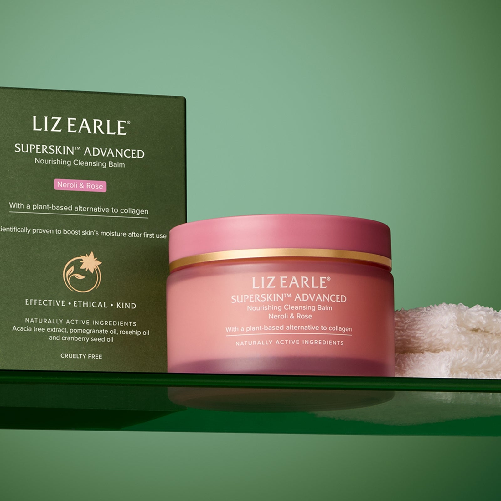 Liz Earle Superskin Advanced Cleansing Balm & Cloth Rose & Neroli 2