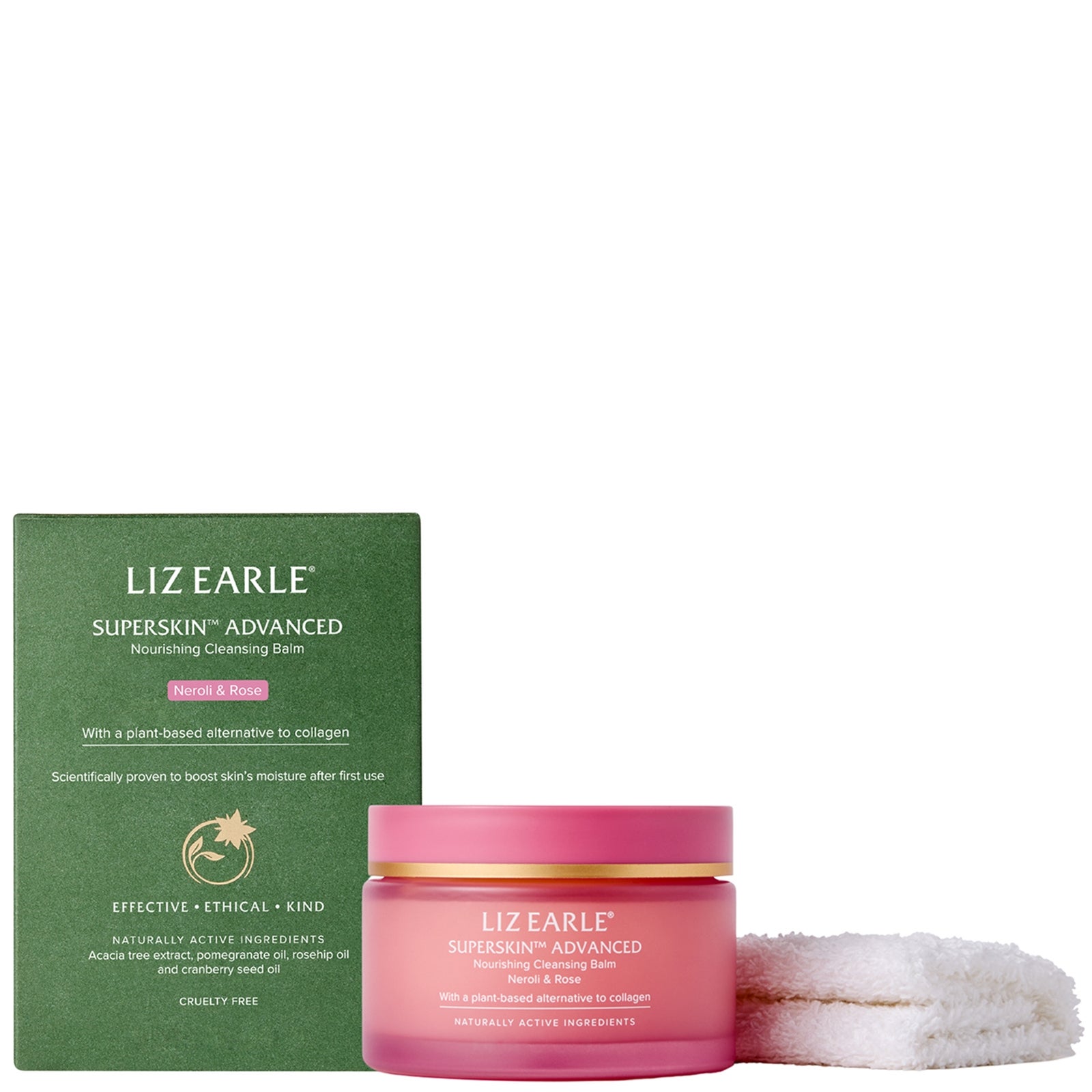 Liz Earle Superskin Advanced Cleansing Balm & Cloth Rose & Neroli 3