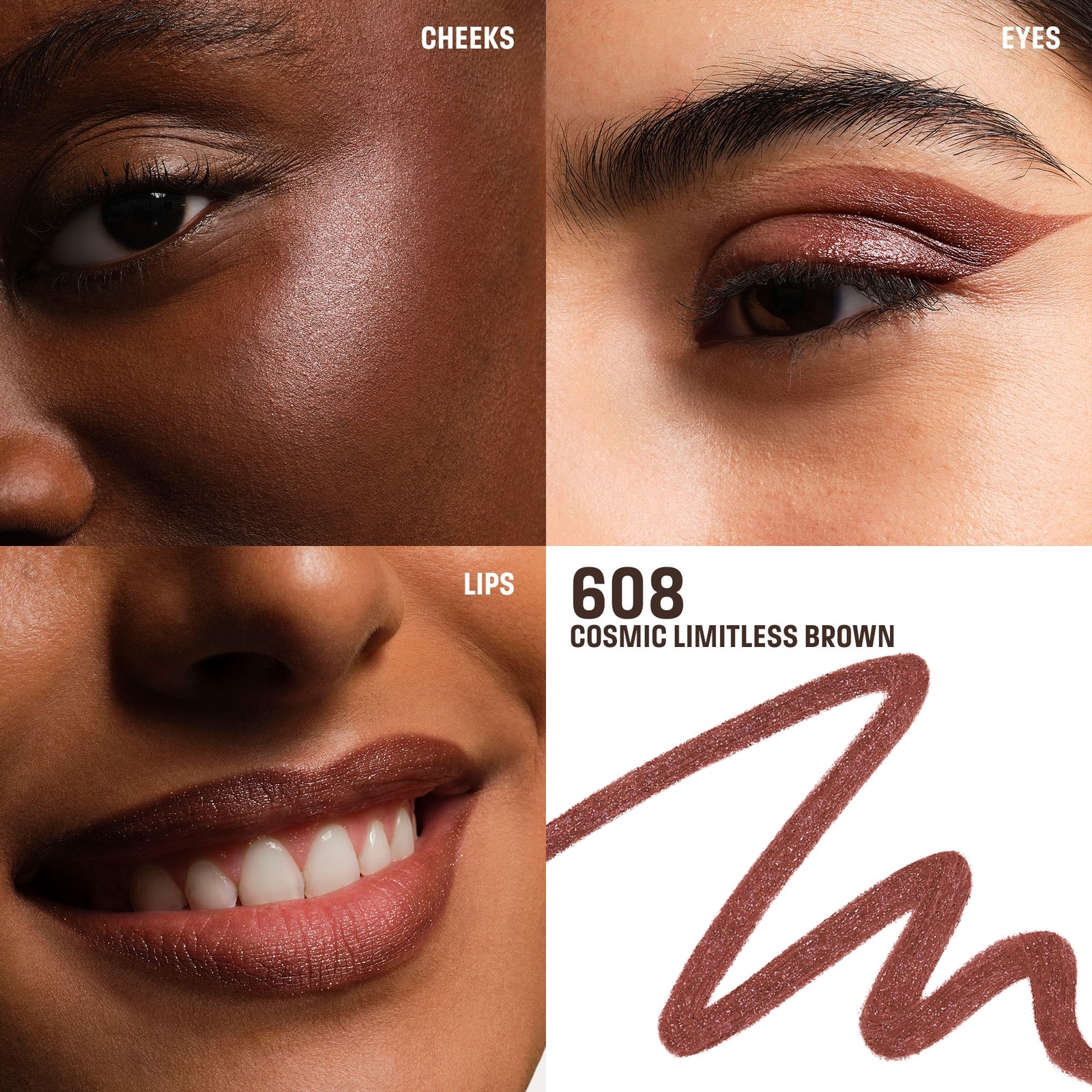 MAKE UP FOR EVER Artist Color Pencil Cosmic 1.4g (Various Shades) - 608 Cosmic Limitless Brown 2