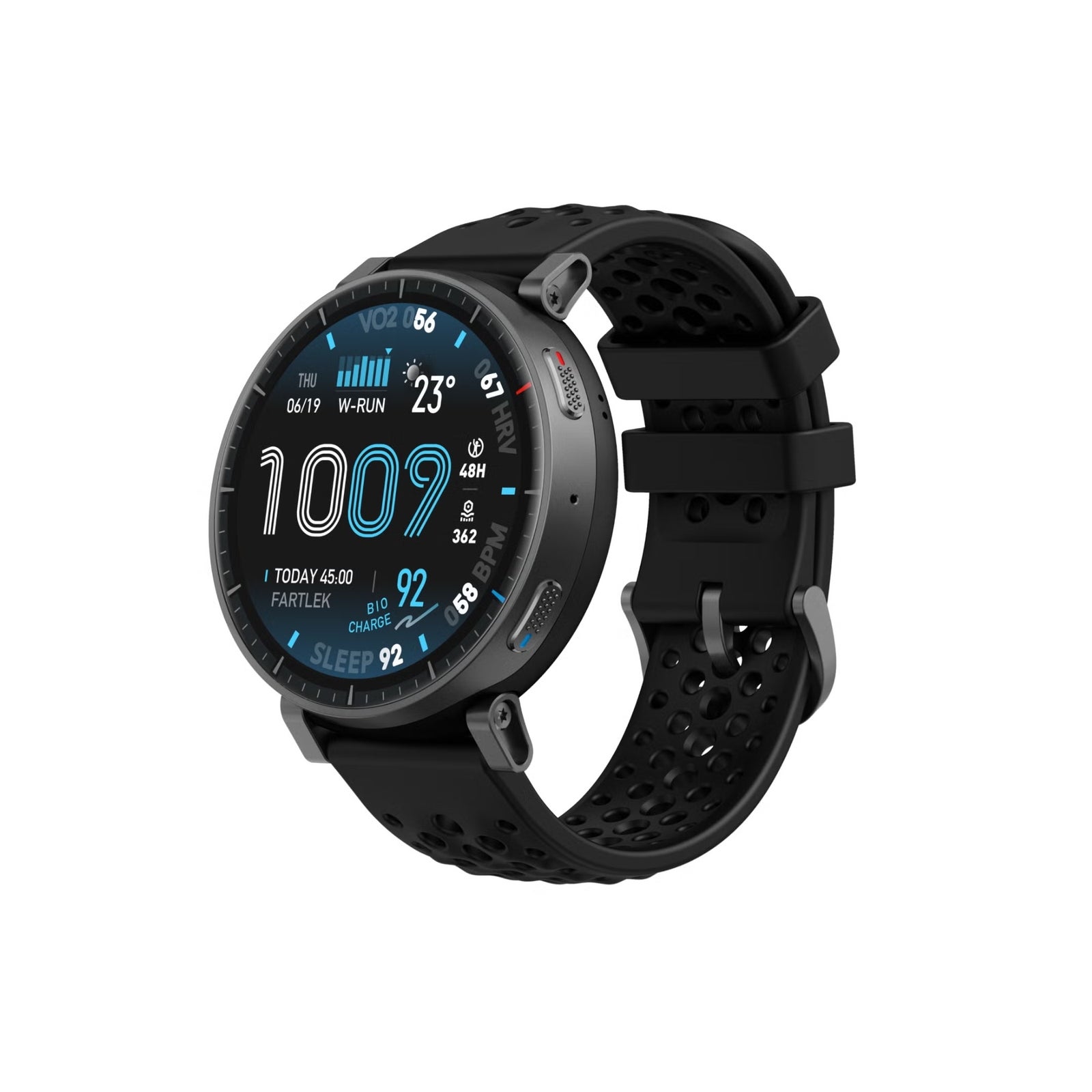 Amazfit - Active Max - Smartwatch - 1.5-inch AMOLED Display - Black