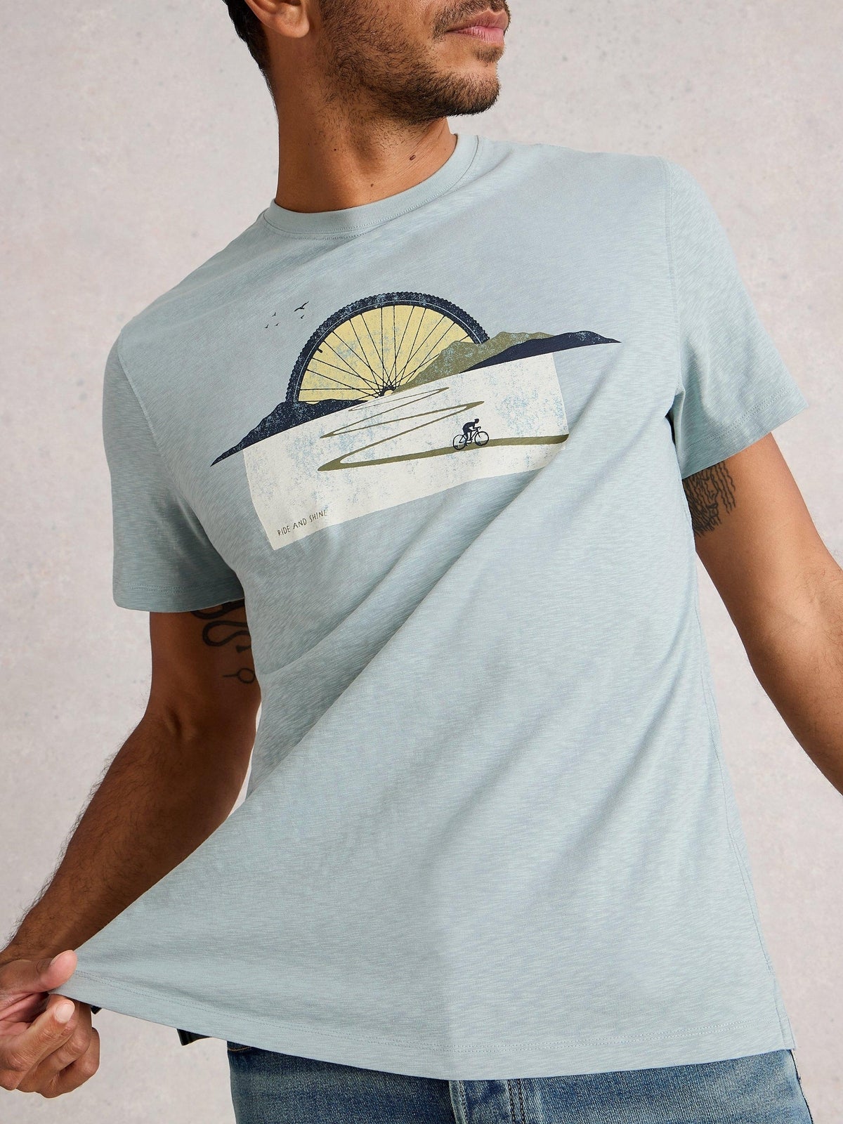 Grafik-T-Shirt Abersoch Bike Sun - XL