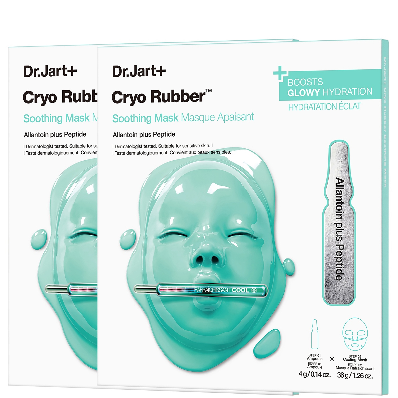 

Dr.Jart+ Cryo Rubber Soothing Hydrogel Face Mask (2 Pack)