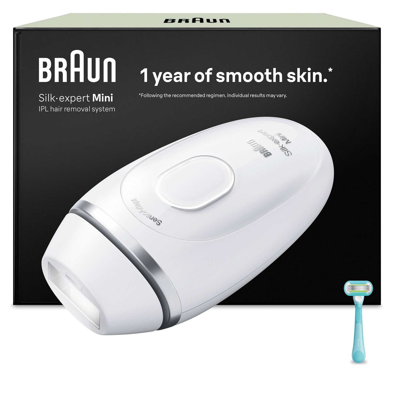 Braun IPL Silk·expert Mini PL1104 für sichere Haarentfernung zu Hause: retailer-supplied image