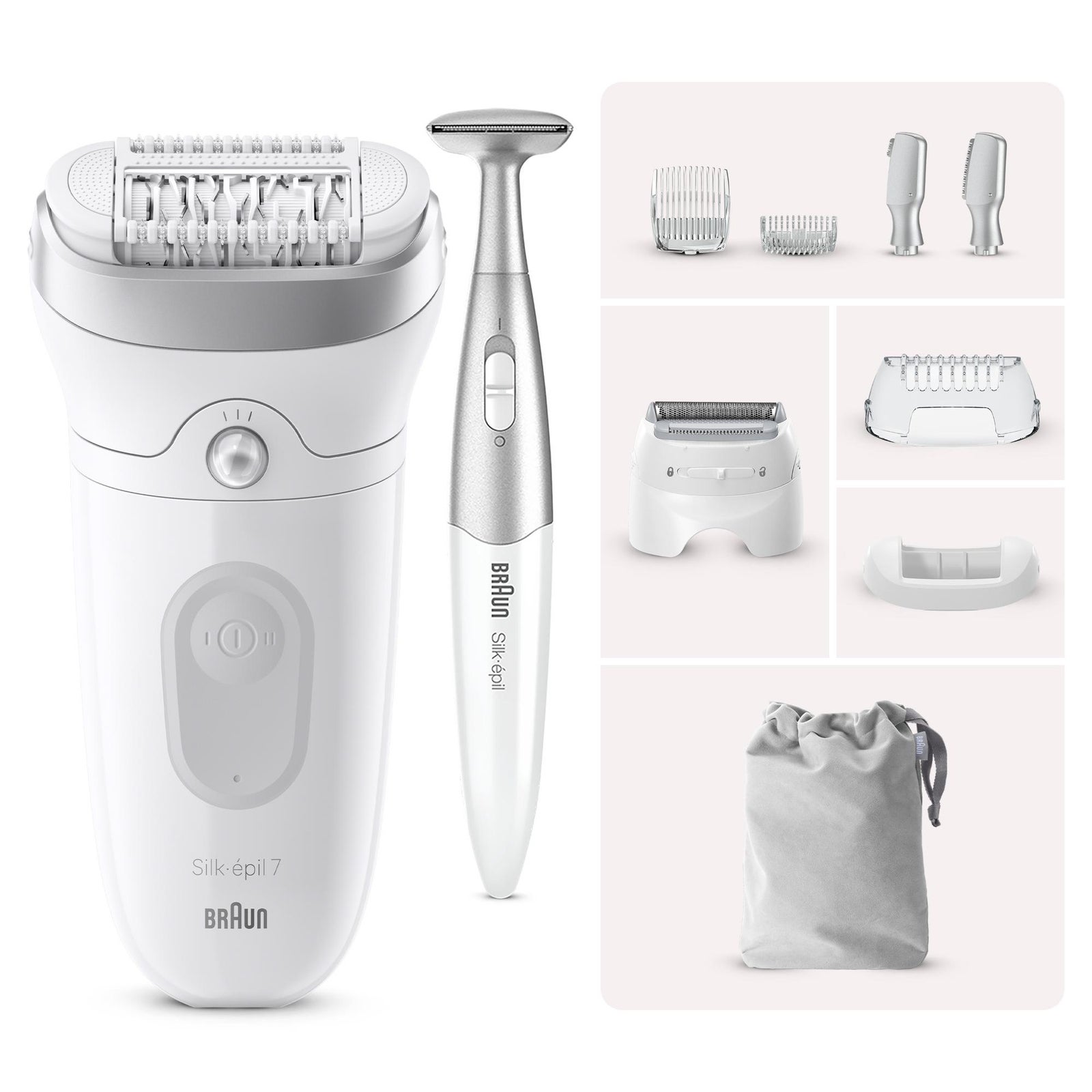 Braun Silk-épil Series 7 7-241 Epilierer - langanhaltende Glätte: retailer-supplied image