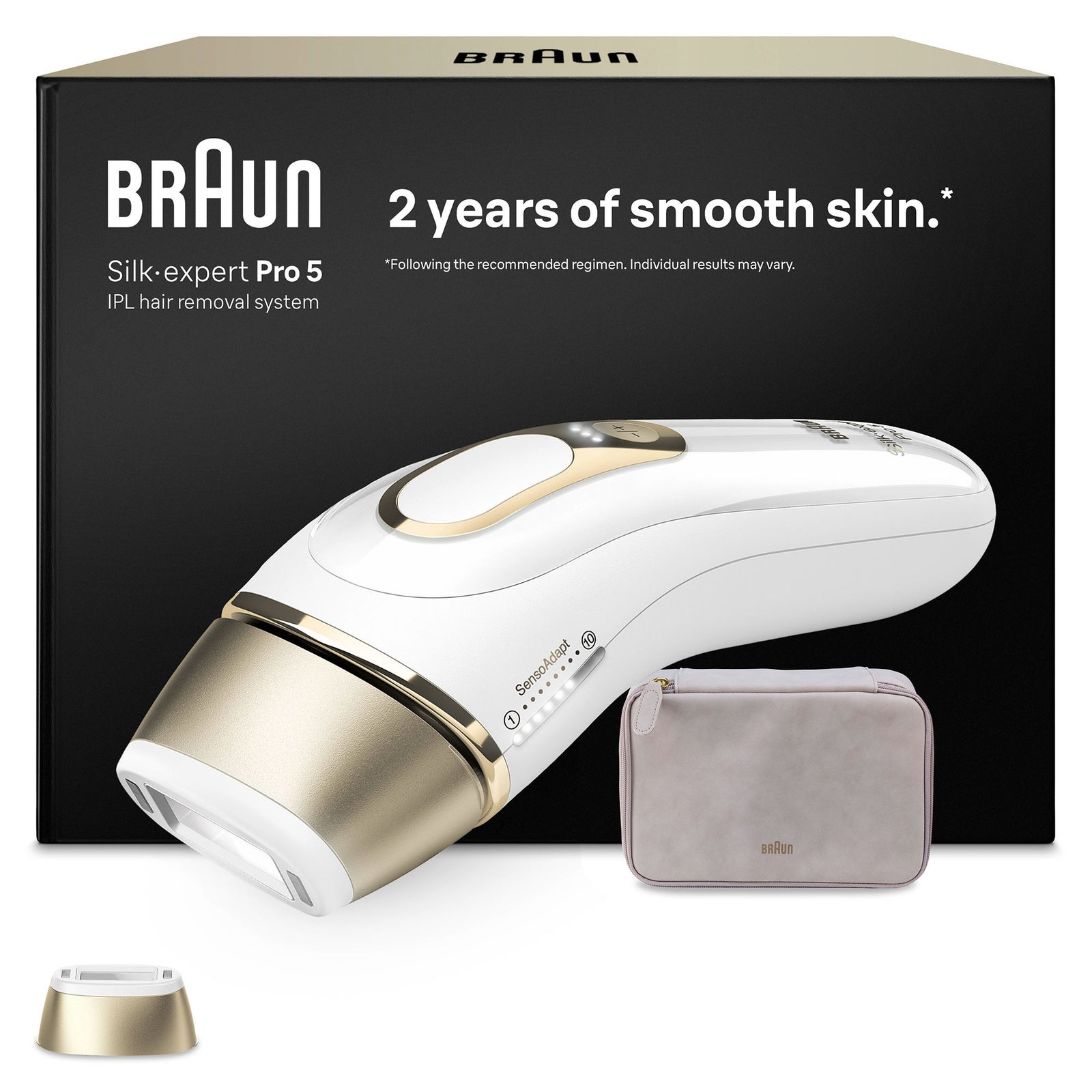 Braun IPL Silk·expert Pro 5 PL5100 IPL-Haarentfernung zu Hause: retailer-supplied image