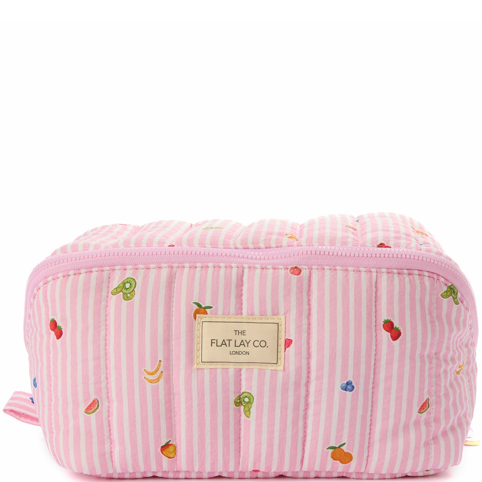 The Flat Lay Co. Marshmallow Flat Lay Makeup Box Bag - Frutas