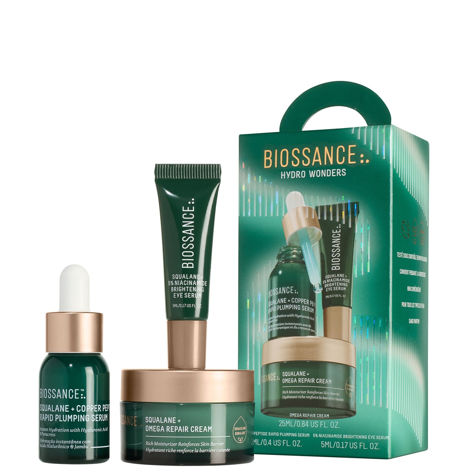Biossance Holiday 2026 On The Go Hydrators (Worth £45)