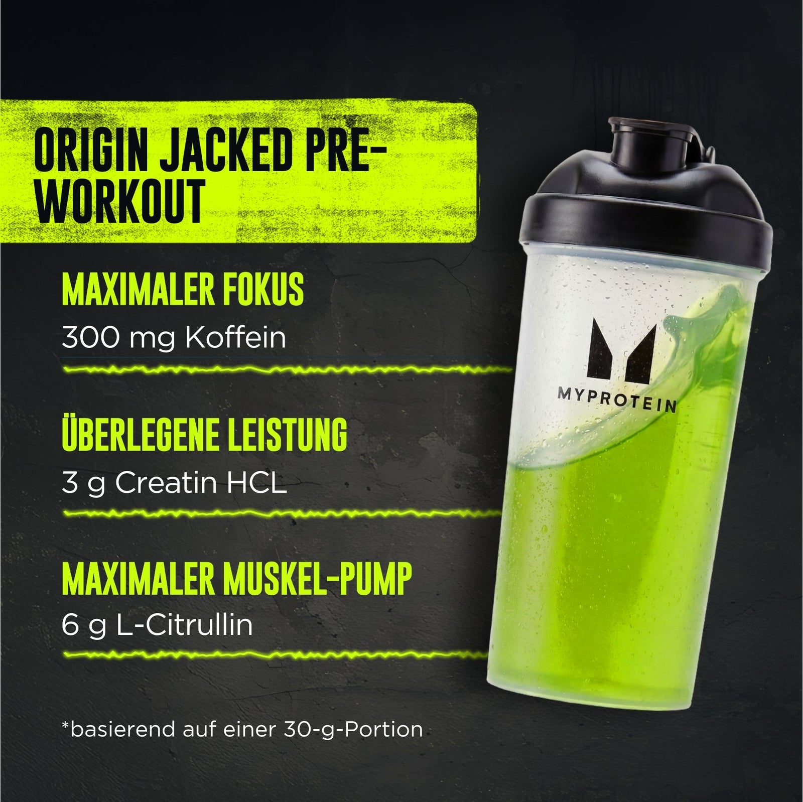 Origin Jacked Pre-Workout - 25 SERVINGS - 750g - Gummy Worm — Bild 3