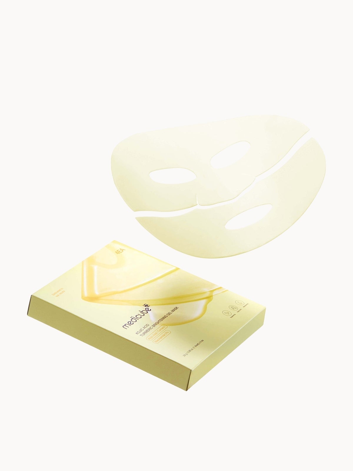 Medicube Kojic Acid Turmeric Brightening Gel Mask(28g*4Pcs) 3
