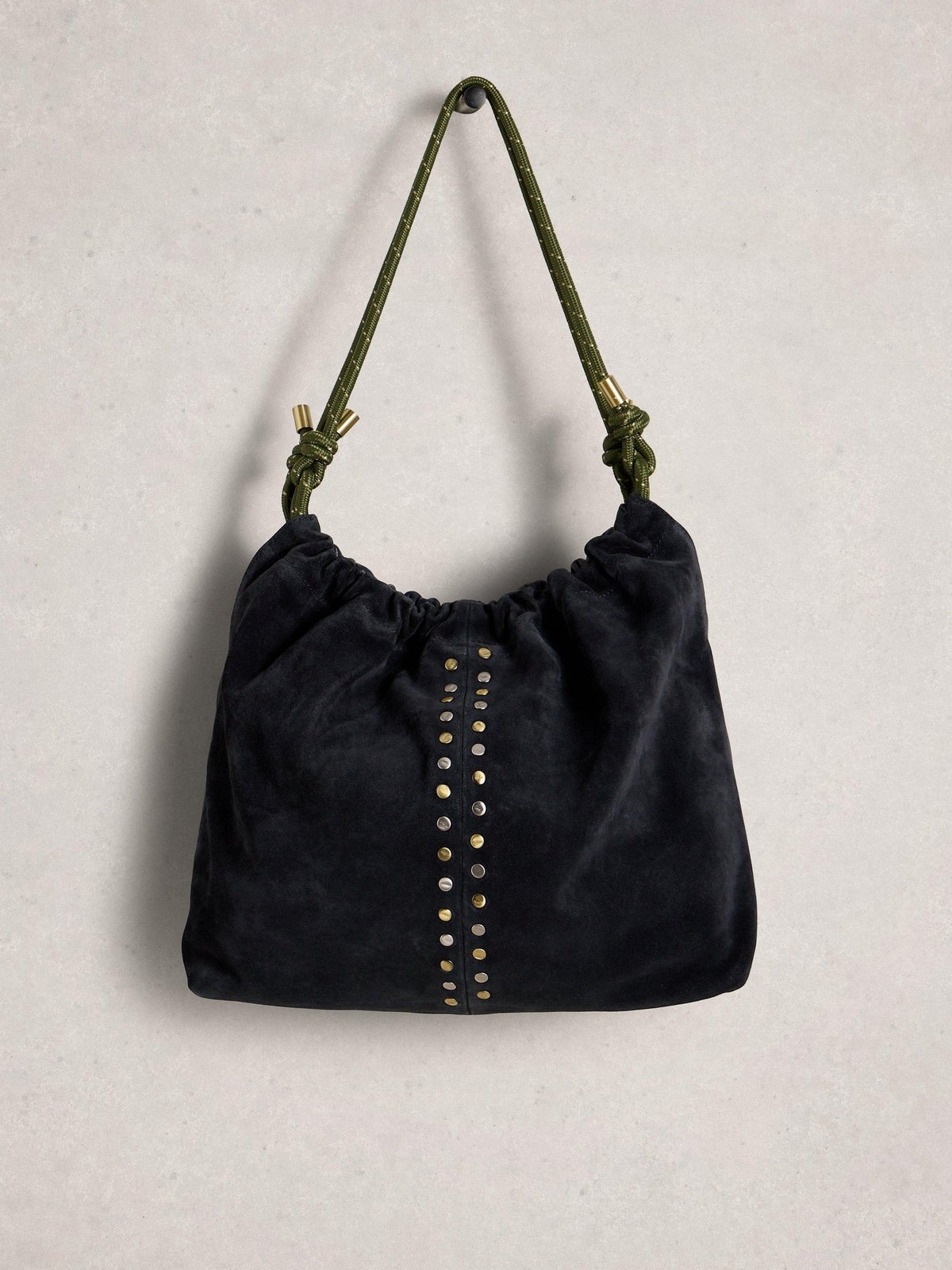 Schultertasche Callie mit Nieten - Einheitsgröße