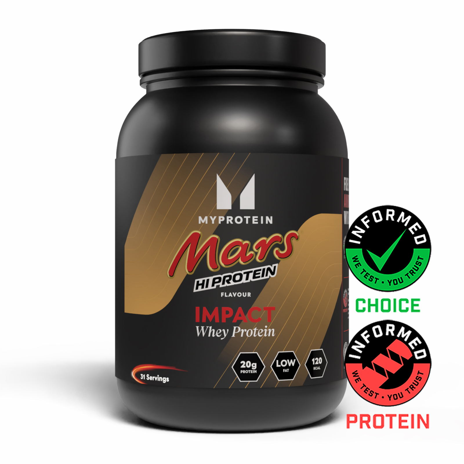 Myprotein UK MyProtein Impact Whey Protein – MARS® - 1KG - 30servings