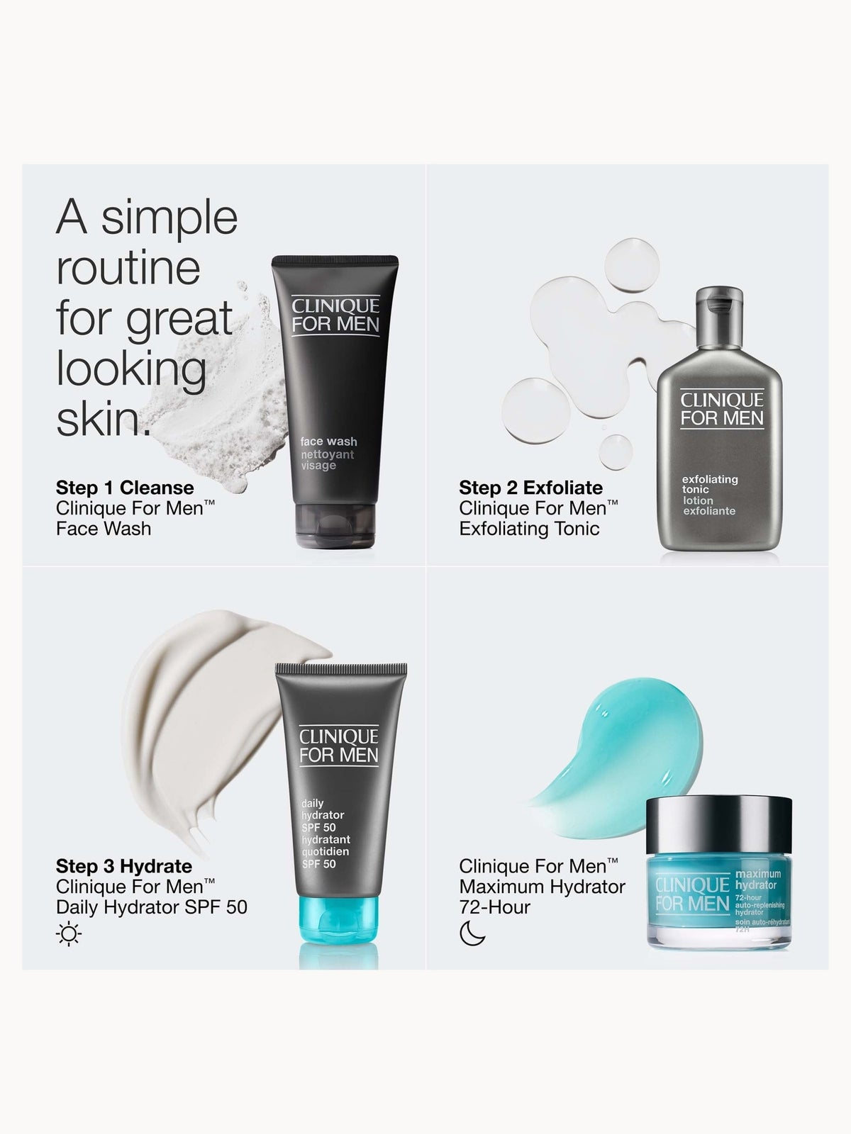 Clinique For Men™ Daily Hydrating SPF 50 Moisturiser 75ml 3