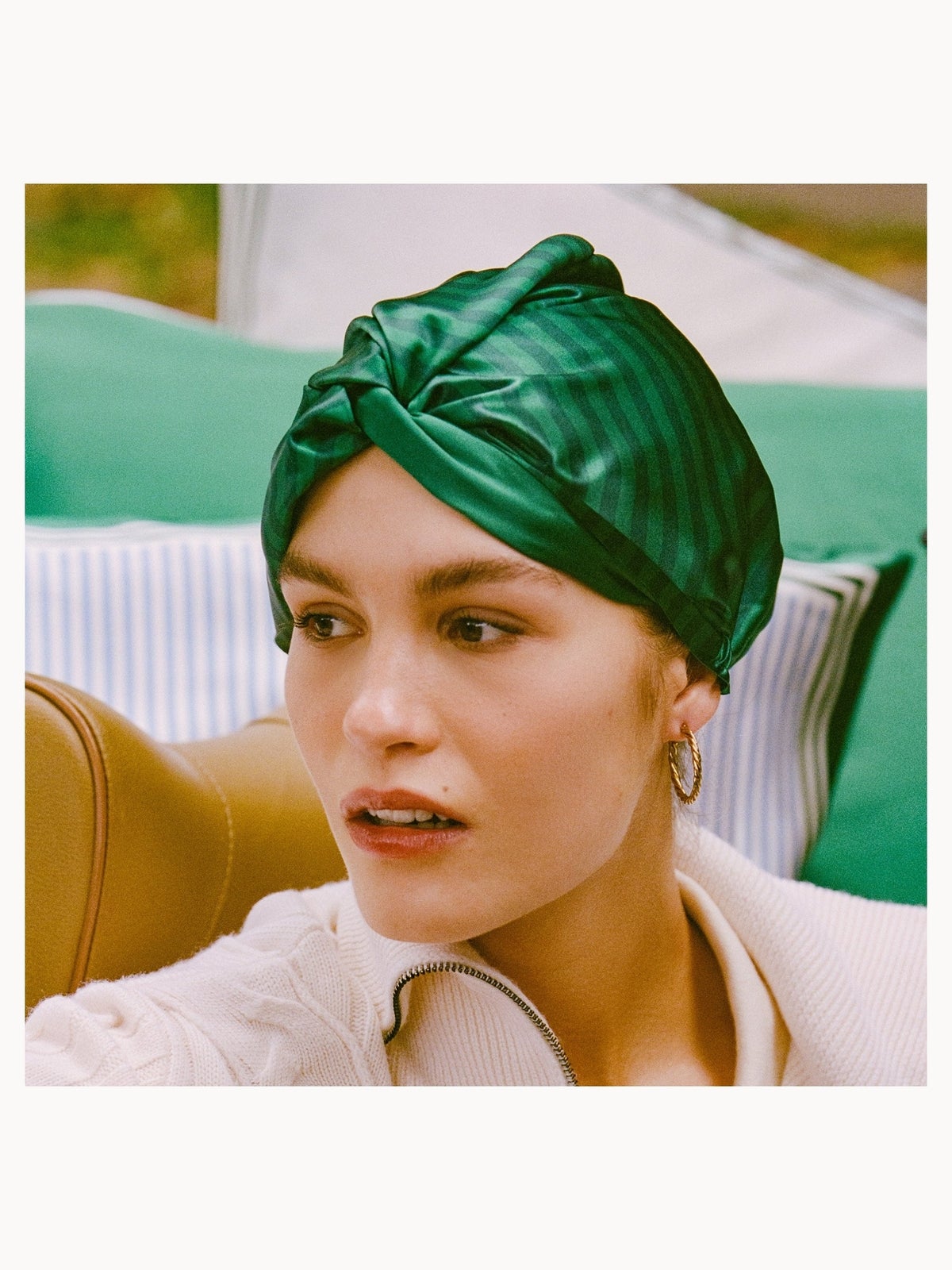 Slip Pure Silk Turban - Club Classic 3