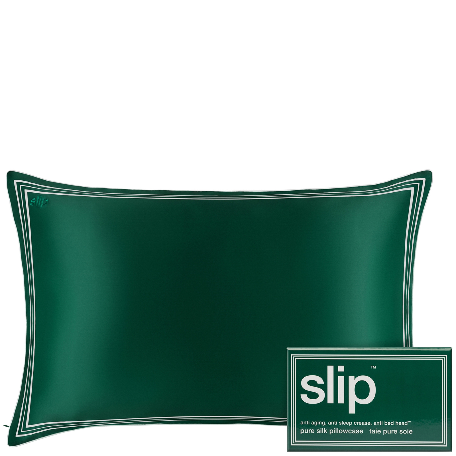 

Slip Pure Silk Queen Pillowcase - The Green