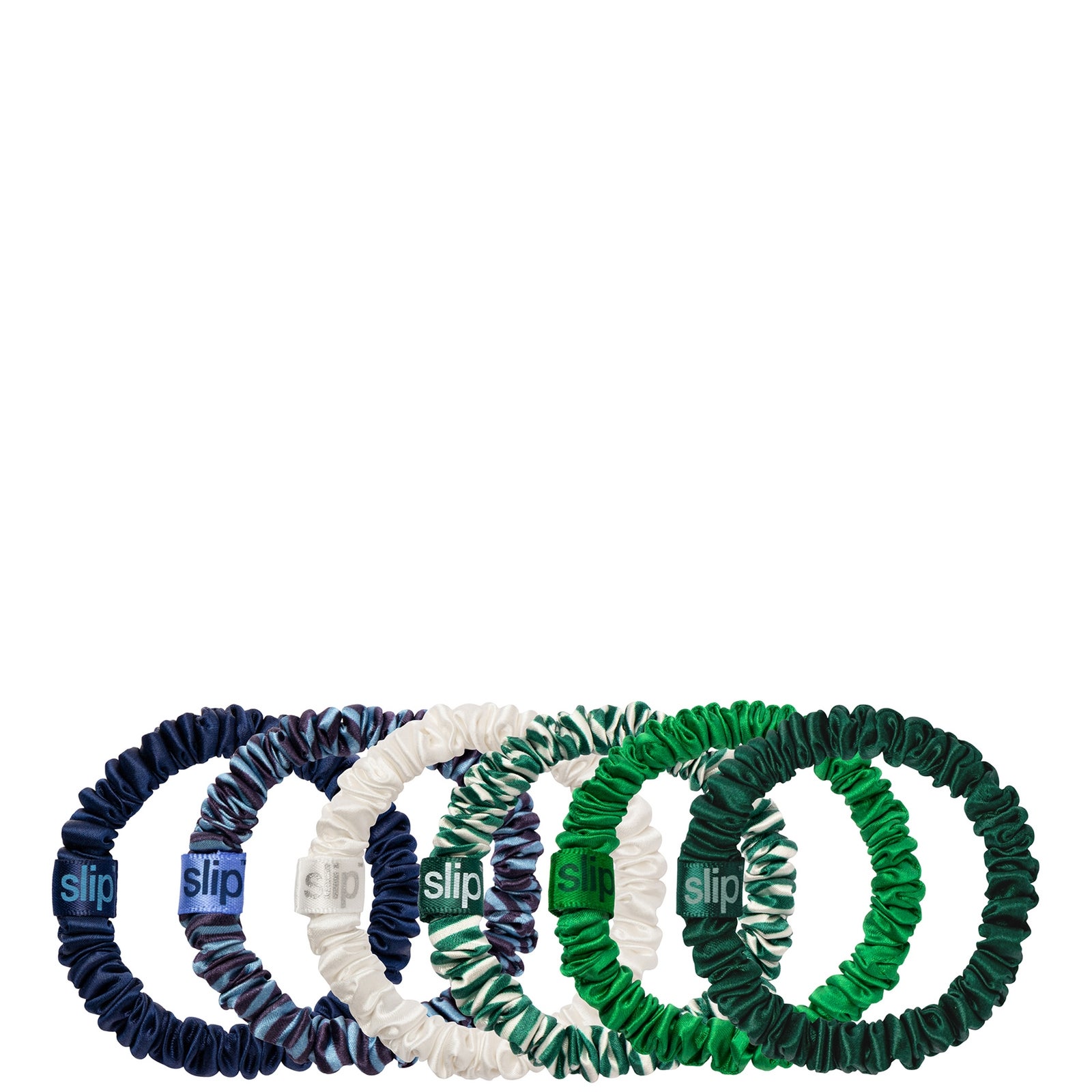 Slip Pure Silk Skinny Scrunchies With Complimentary Pouch - Hair On Point 2