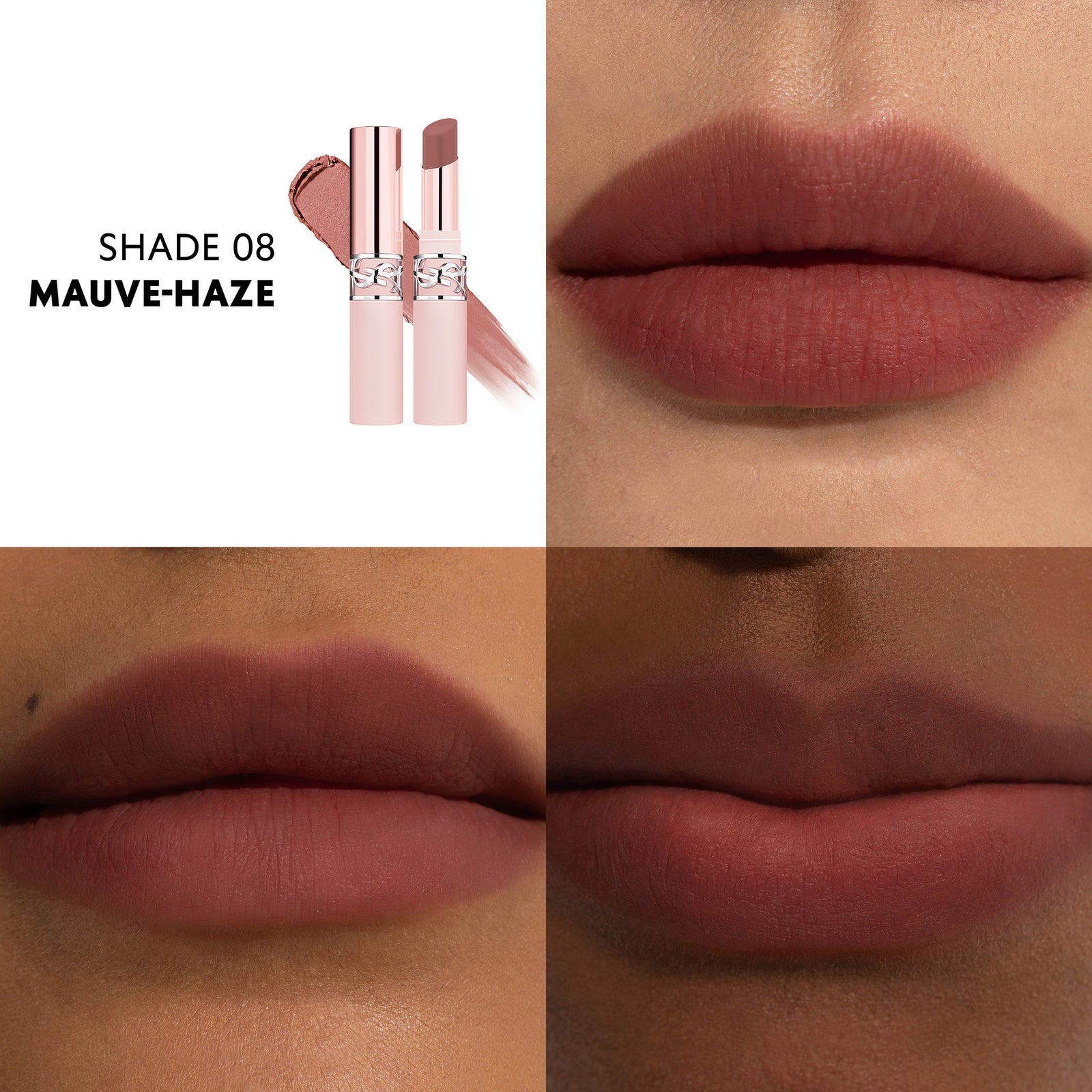 YSL Lovenude Lip Blusher (Various Shades) - Mauve-Haze #08 2