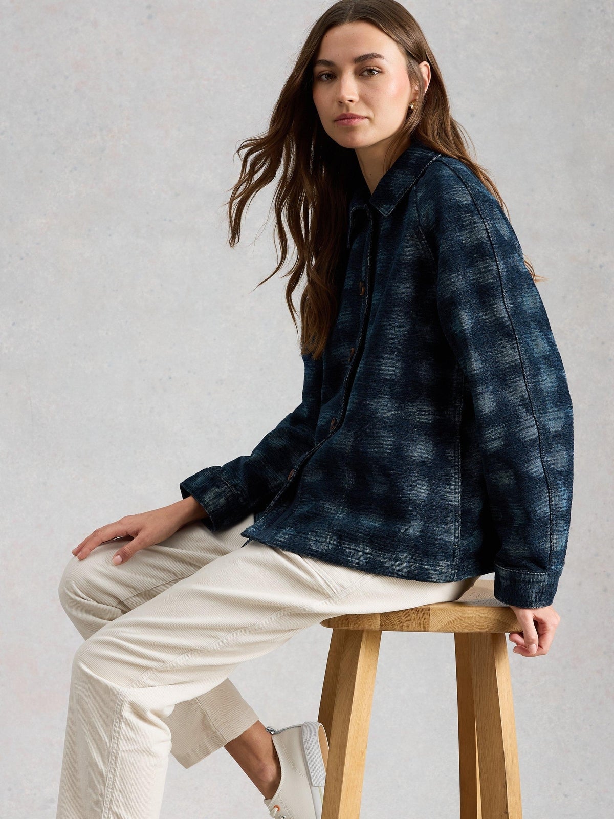 Jacquard-Jeansjacke Eden - 50/R
