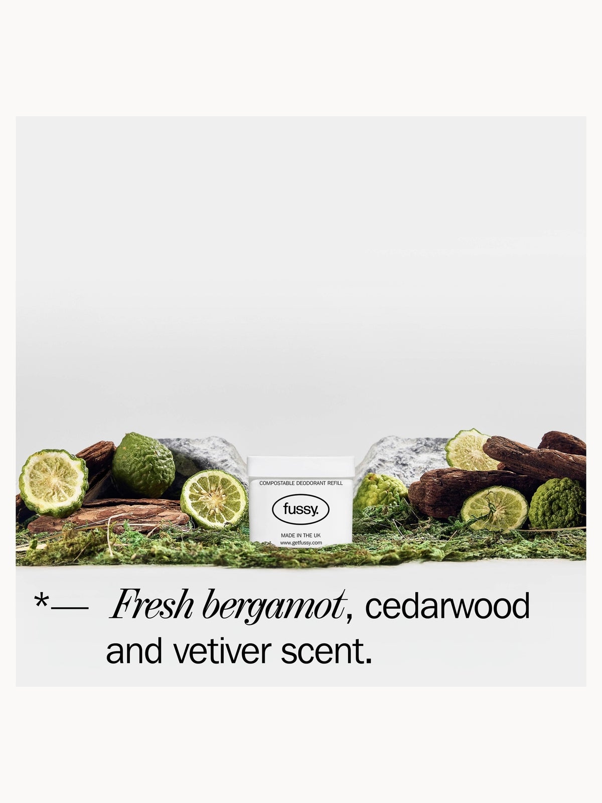 Fussy Natural Deodorant Refill Wilderness 40g 3
